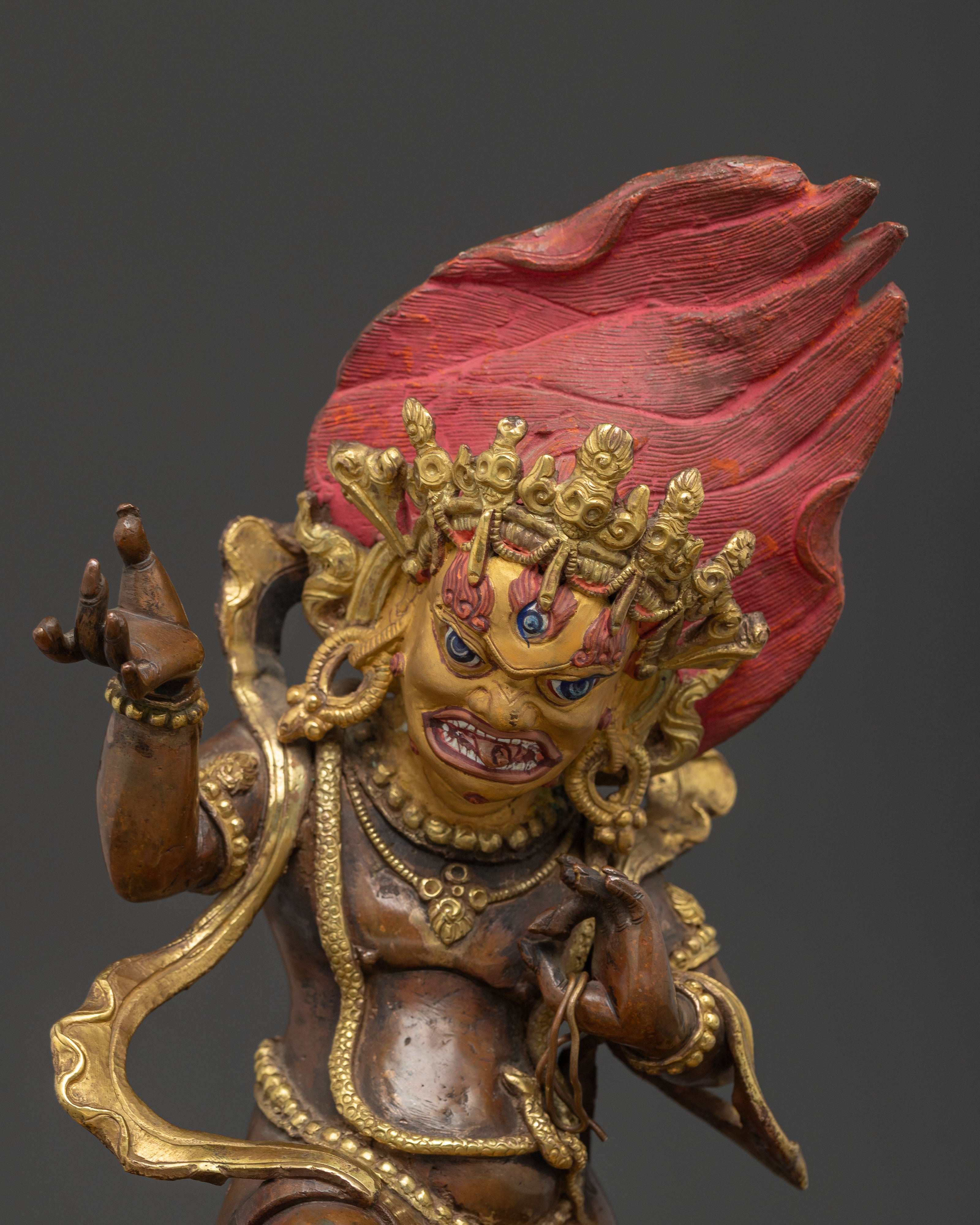 Handmade Statue of Achala | Guardian of the Dharma