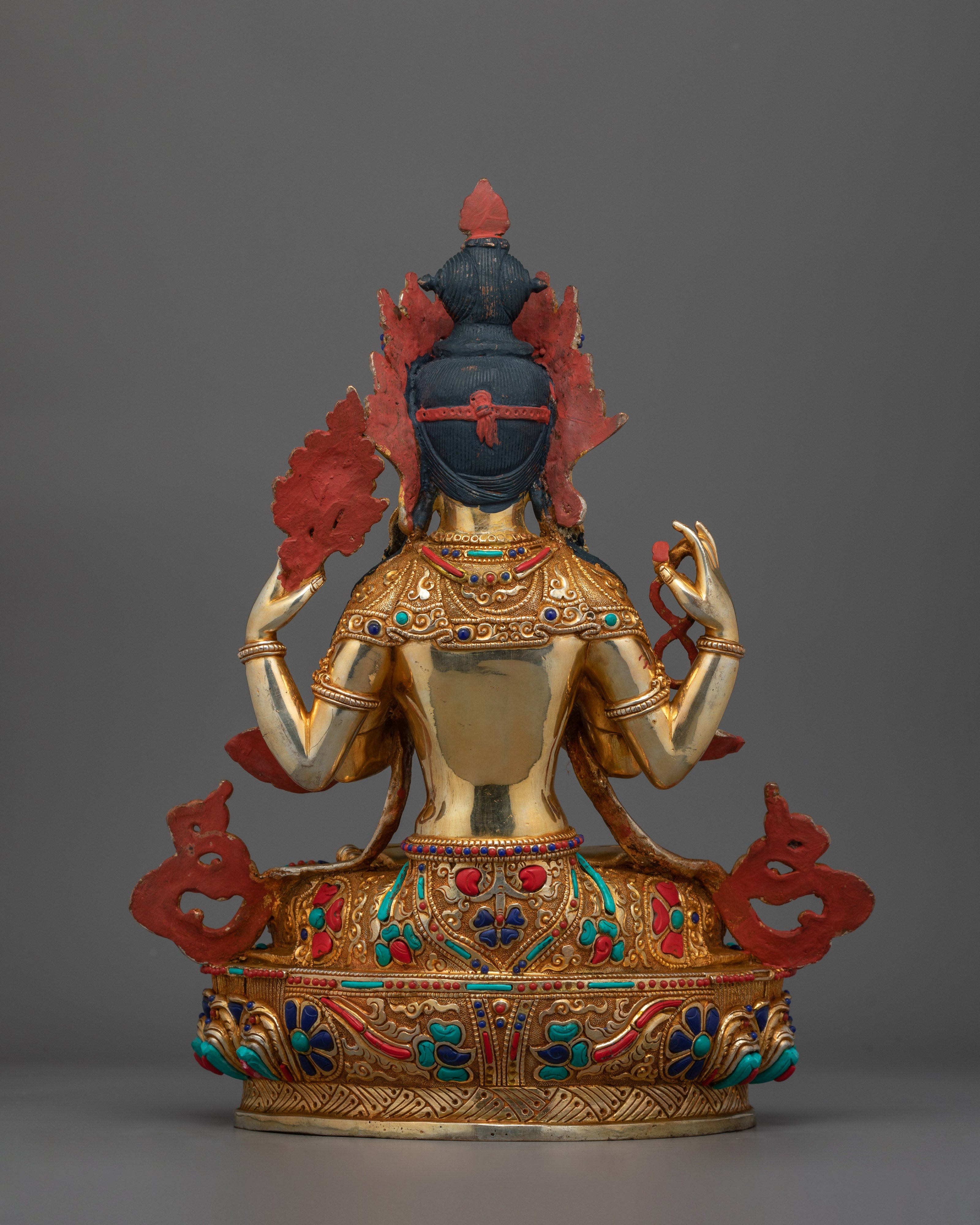 Chenrezig Handcrafted 34cm Statue | Embodiment of Compassion