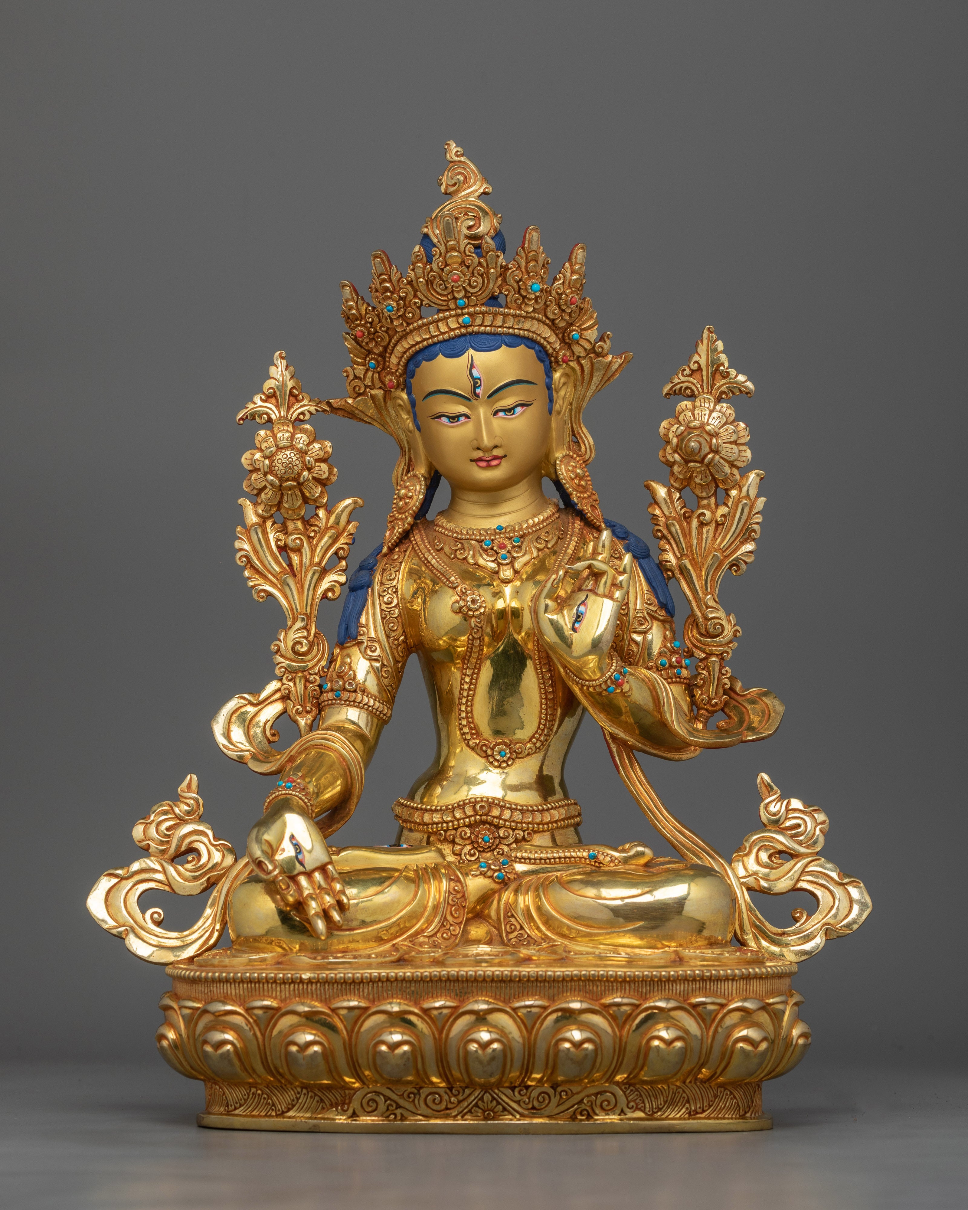 white-tara-handcrafted-gold-gilded