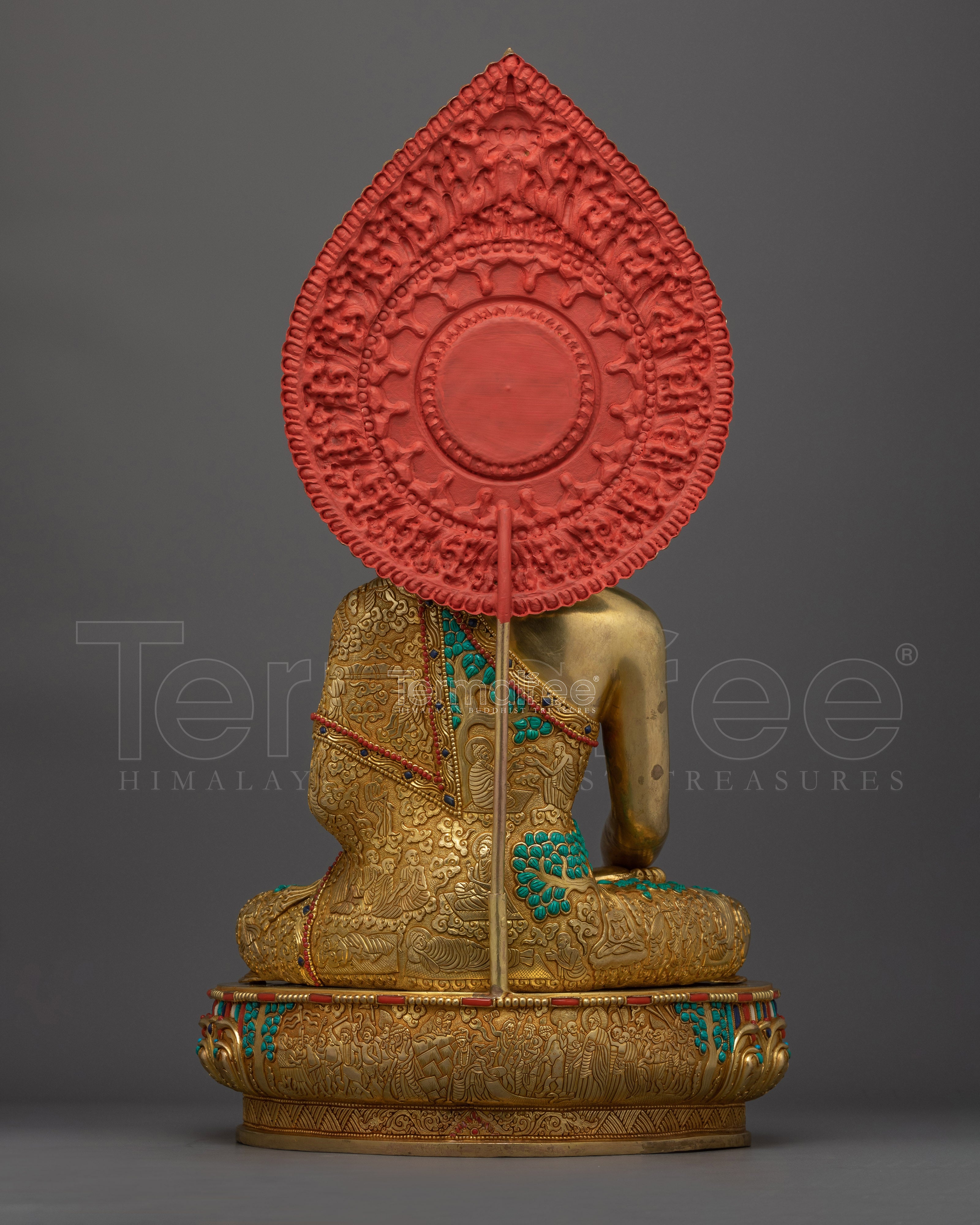 Handmade Shakyamuni Buddha Gold Gilded Statue | Masterpiece of Enlightenment