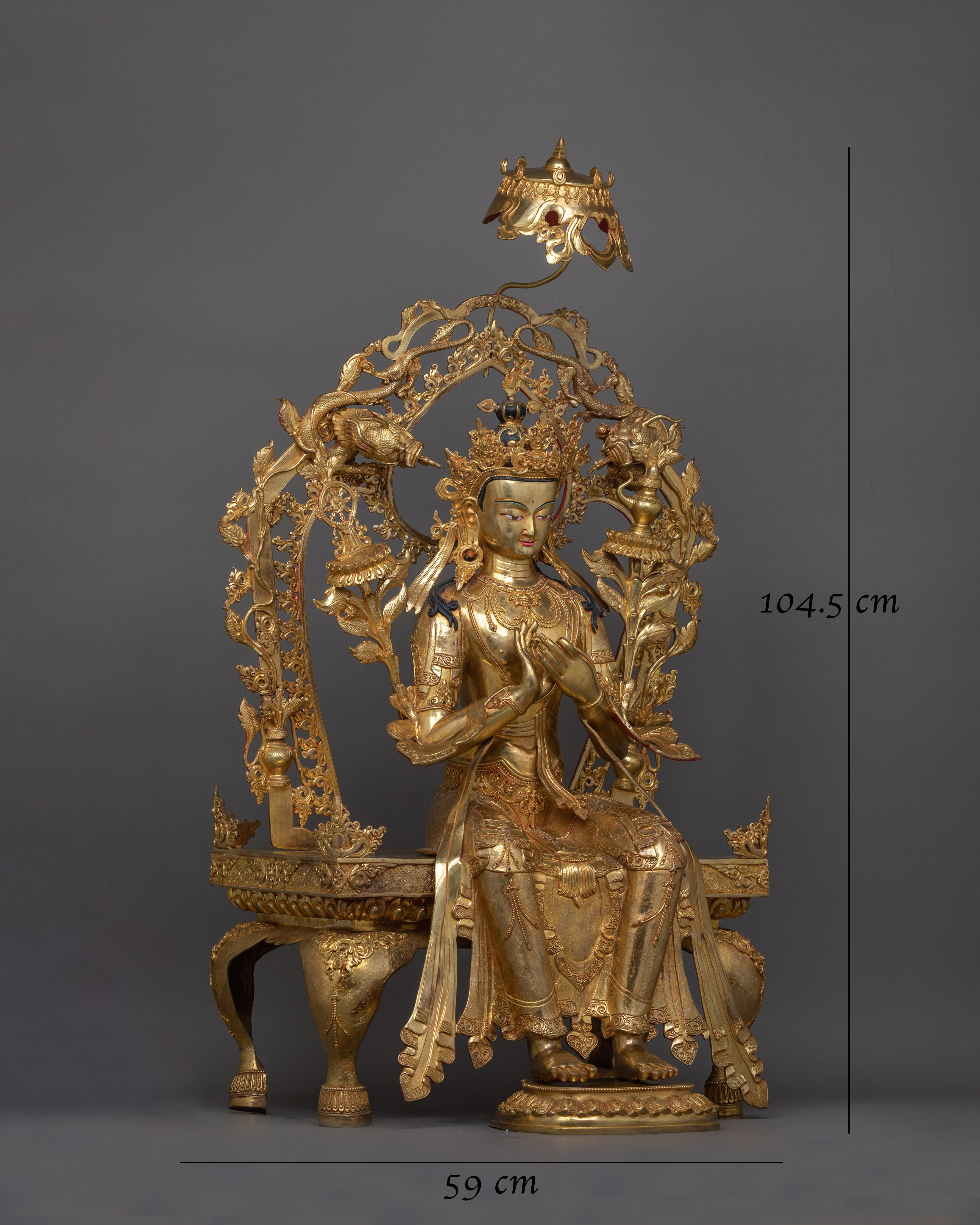 Maitreya Buddha Future Enlighten One Statue | Symbol of Hope and Compassion