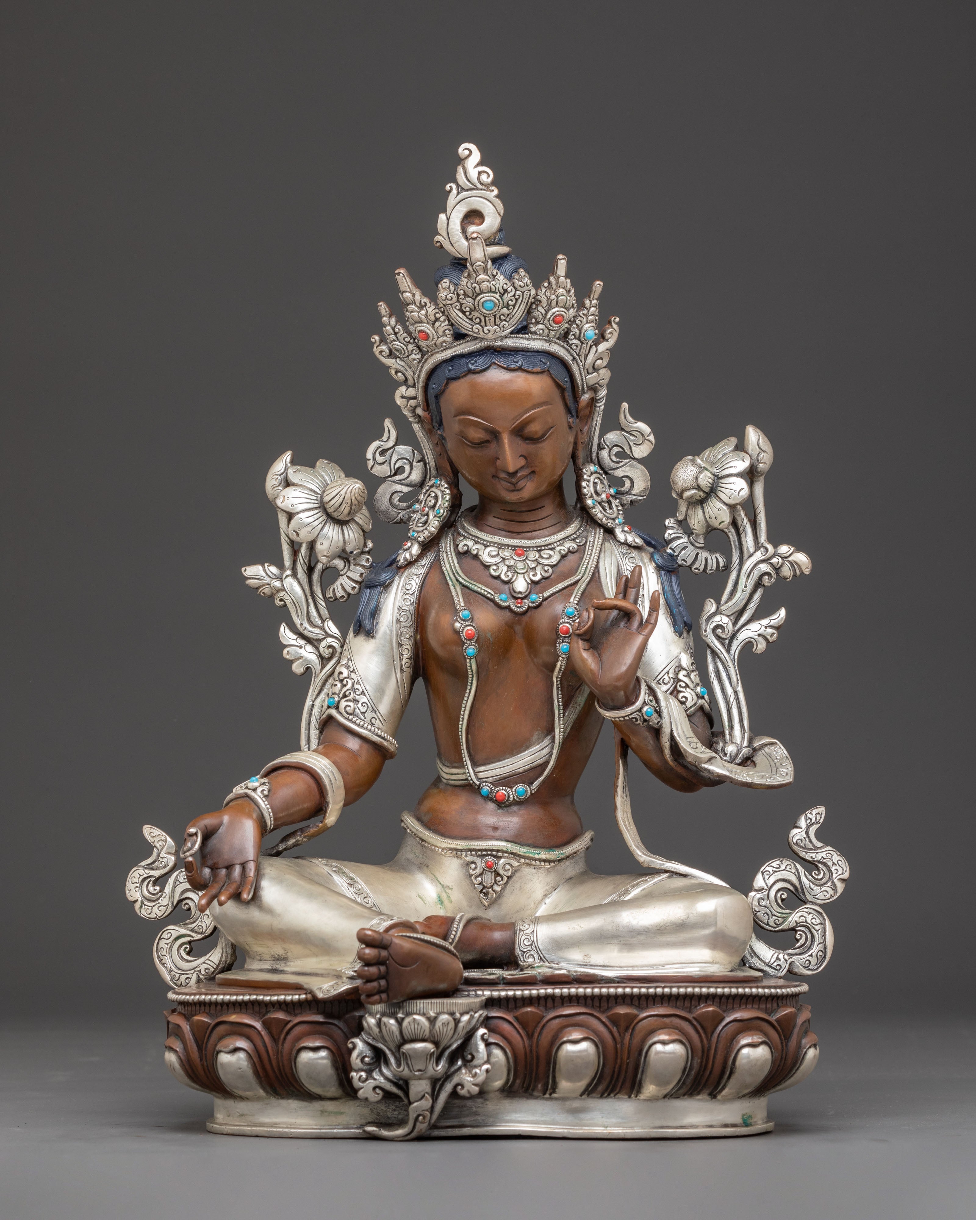 Mother Green Tara Statue from Nepal | Feminine Energy