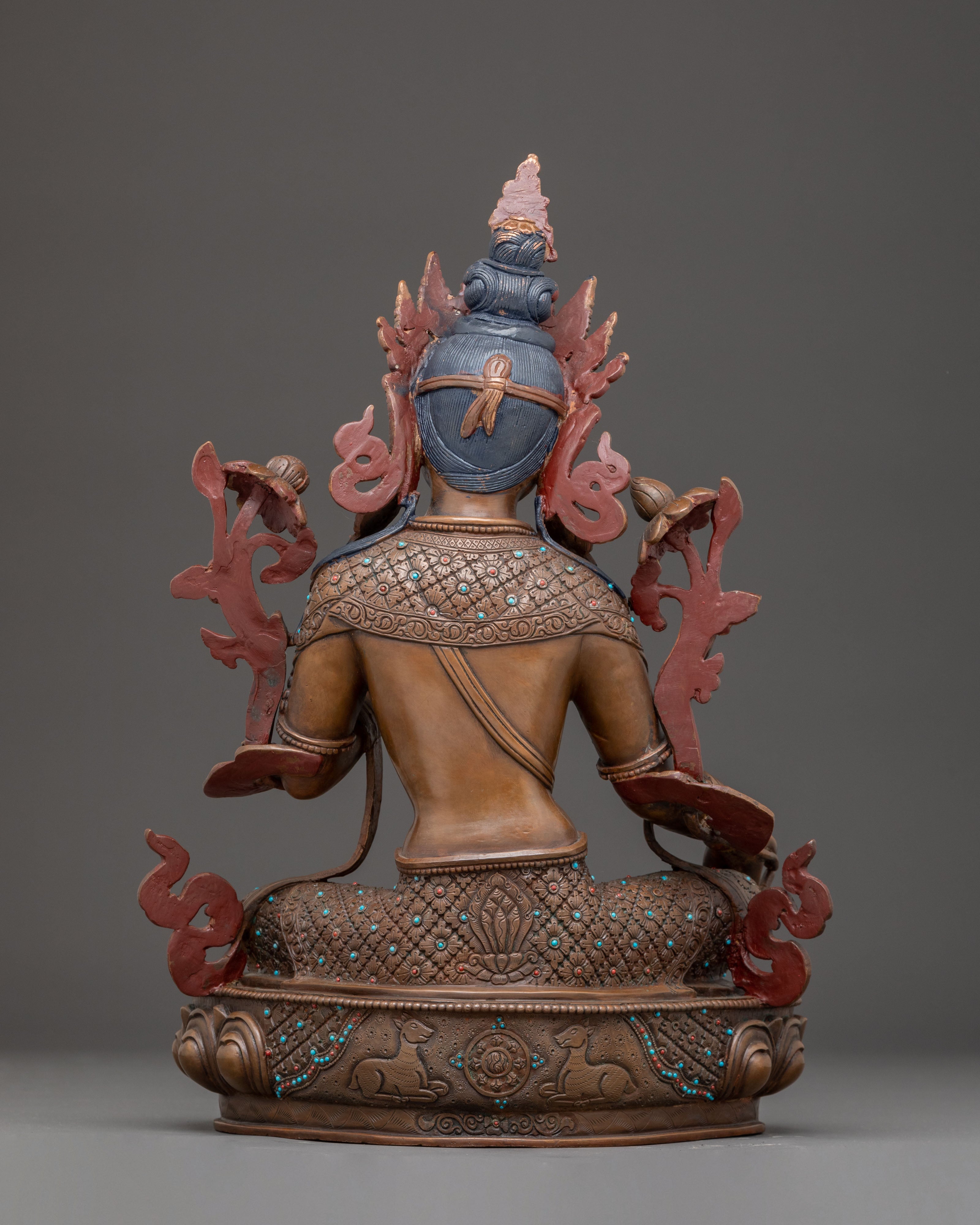 Mother Green Tara Handmade Art | Protector Goddess