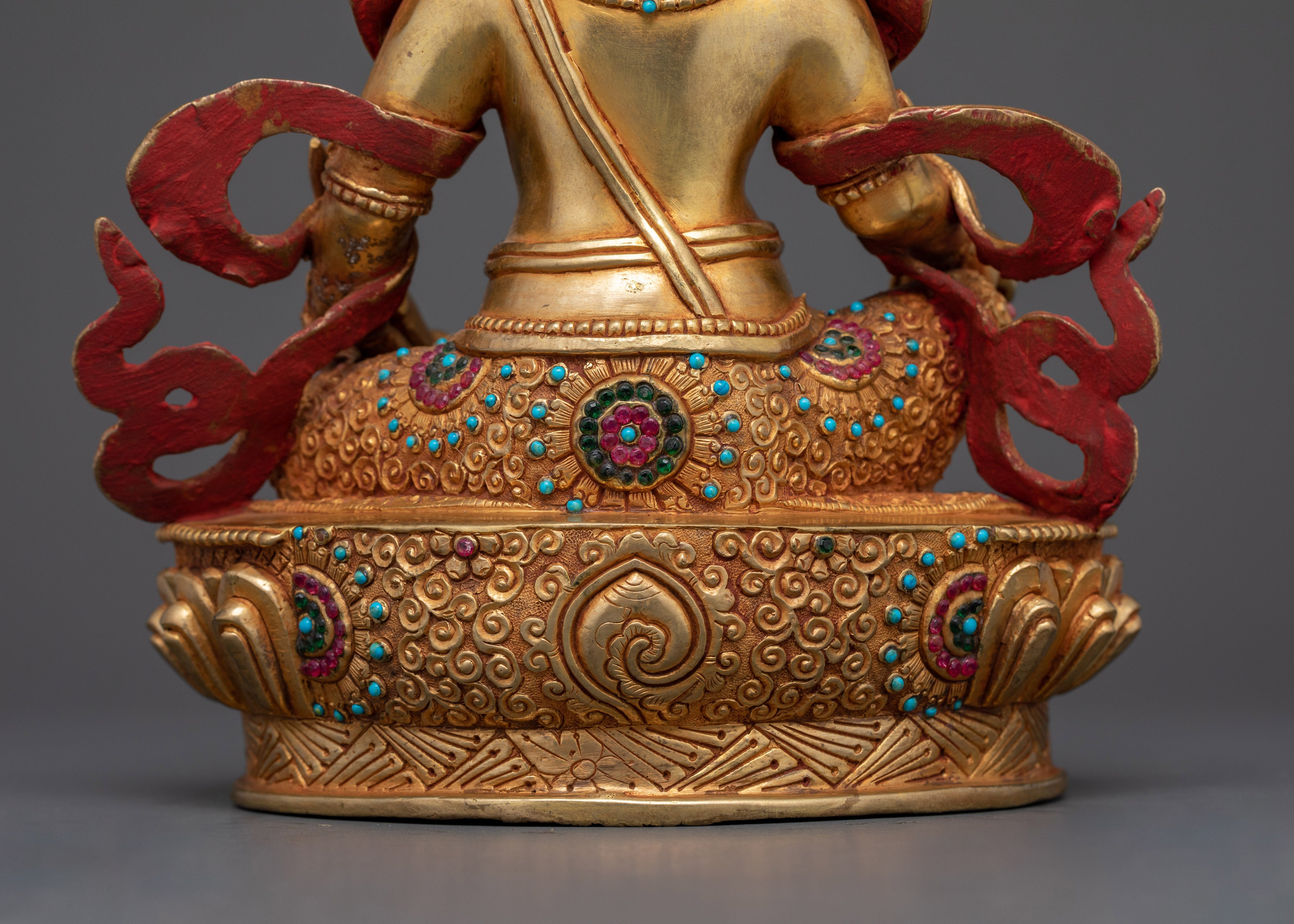 Dzambhala Handcrafted Jewels Deity Statue | Beacon of Wealth