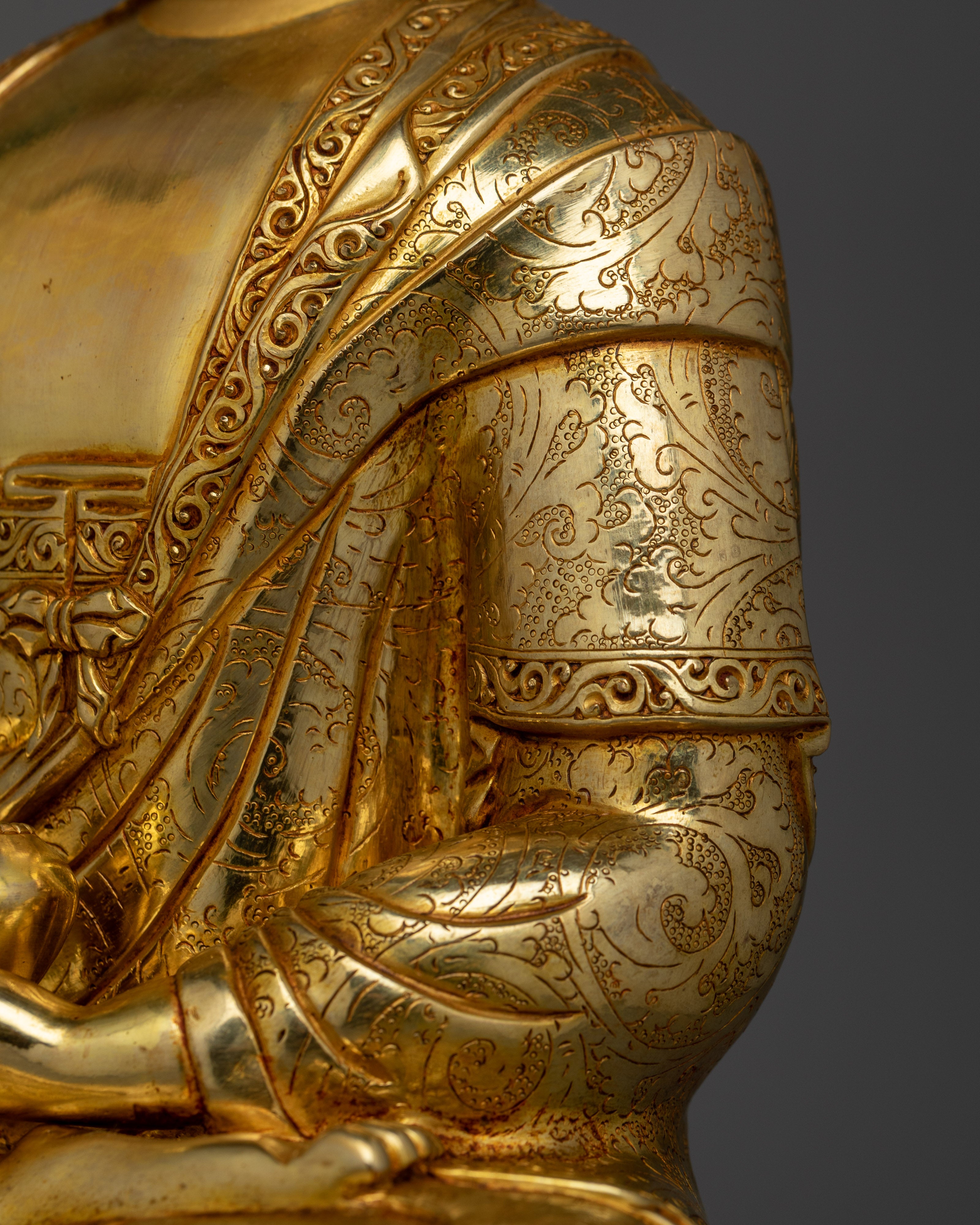 The Enlightened Shakyamuni Buddha Handmade Statue | Symbol of Peace and Wisdom