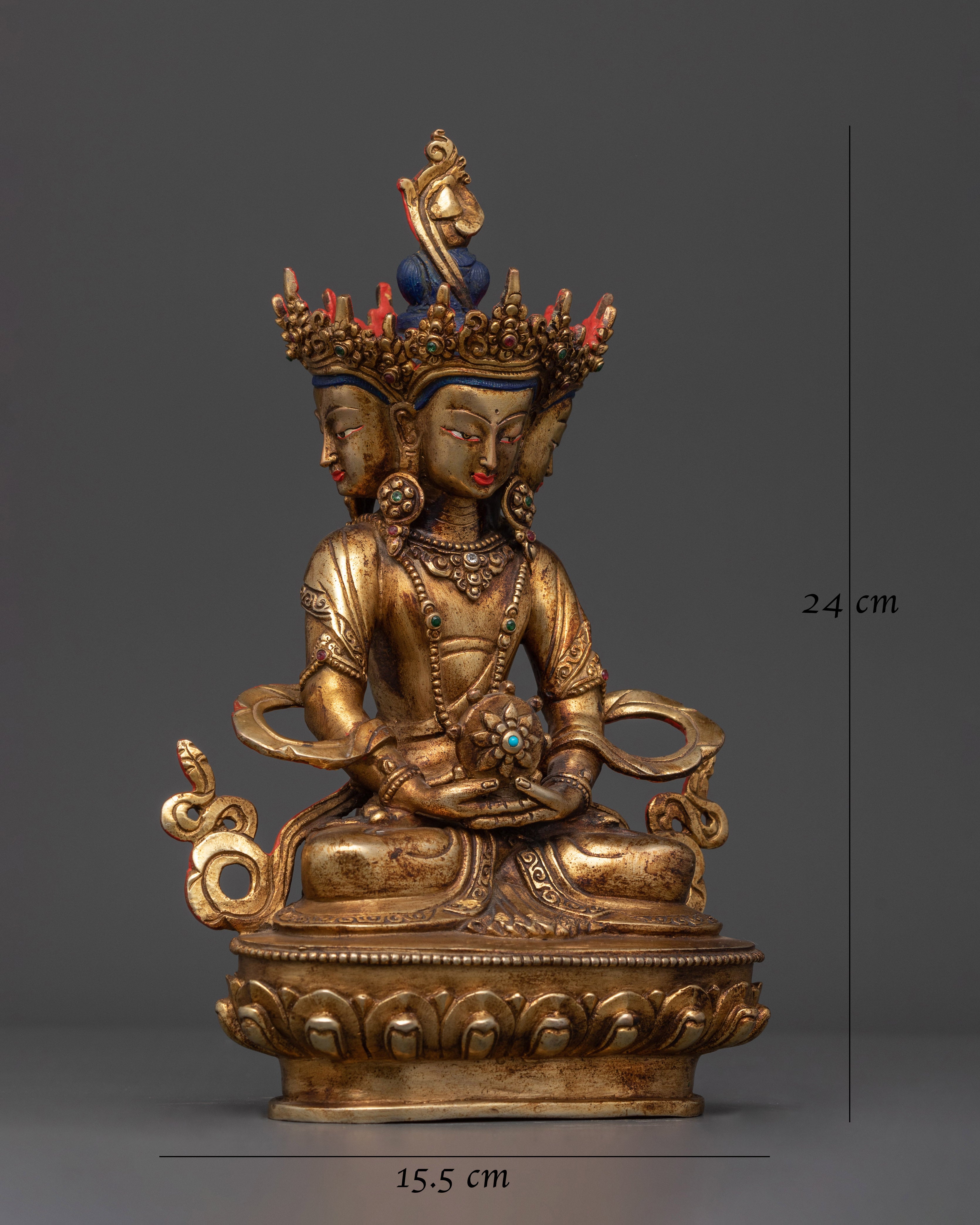 Vairocana Handmade Antique Touch Statue | Radiance of Enlightenment