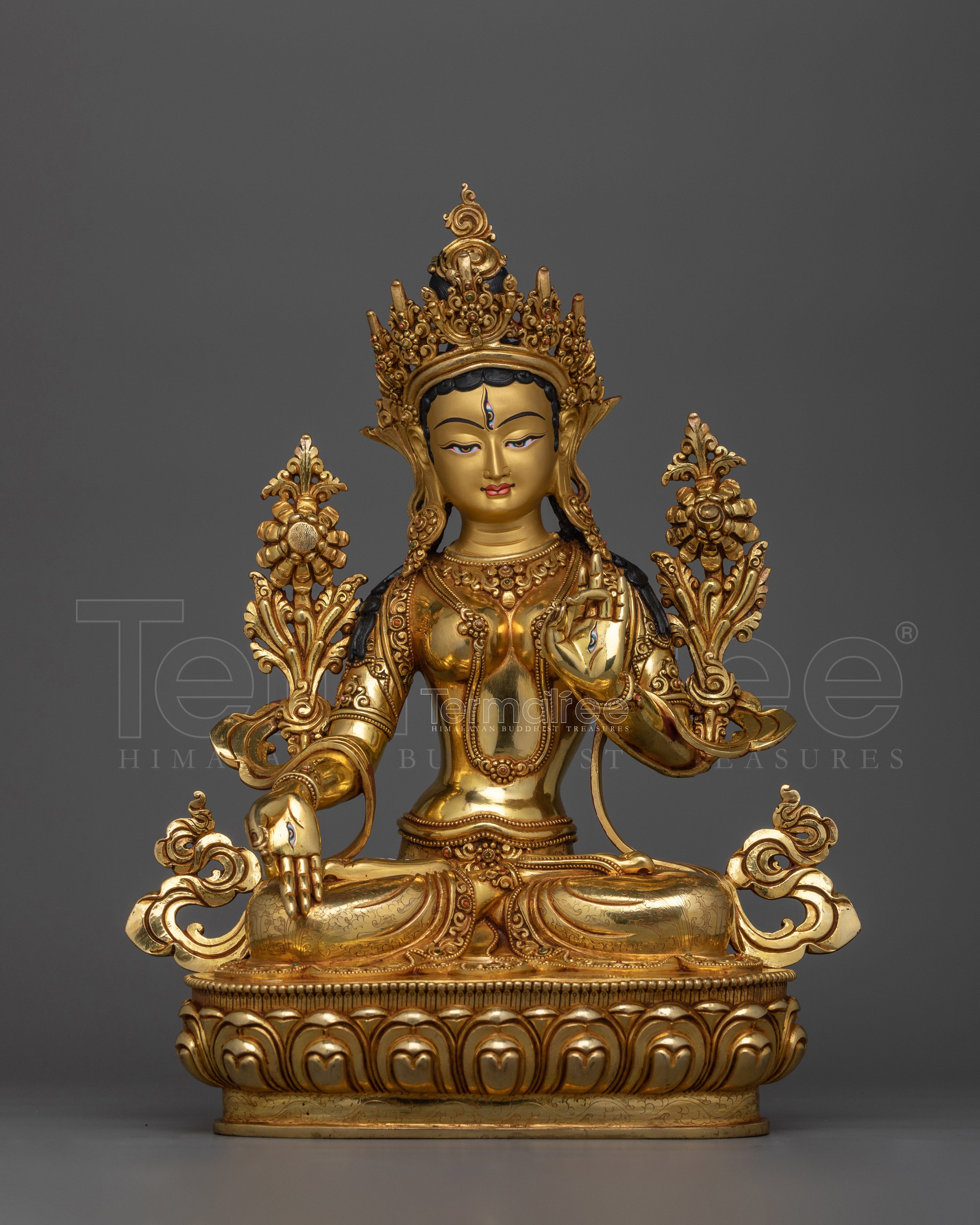 White Tara High-Quality Handmade Statue | Embodiment of Compassion and Longevity