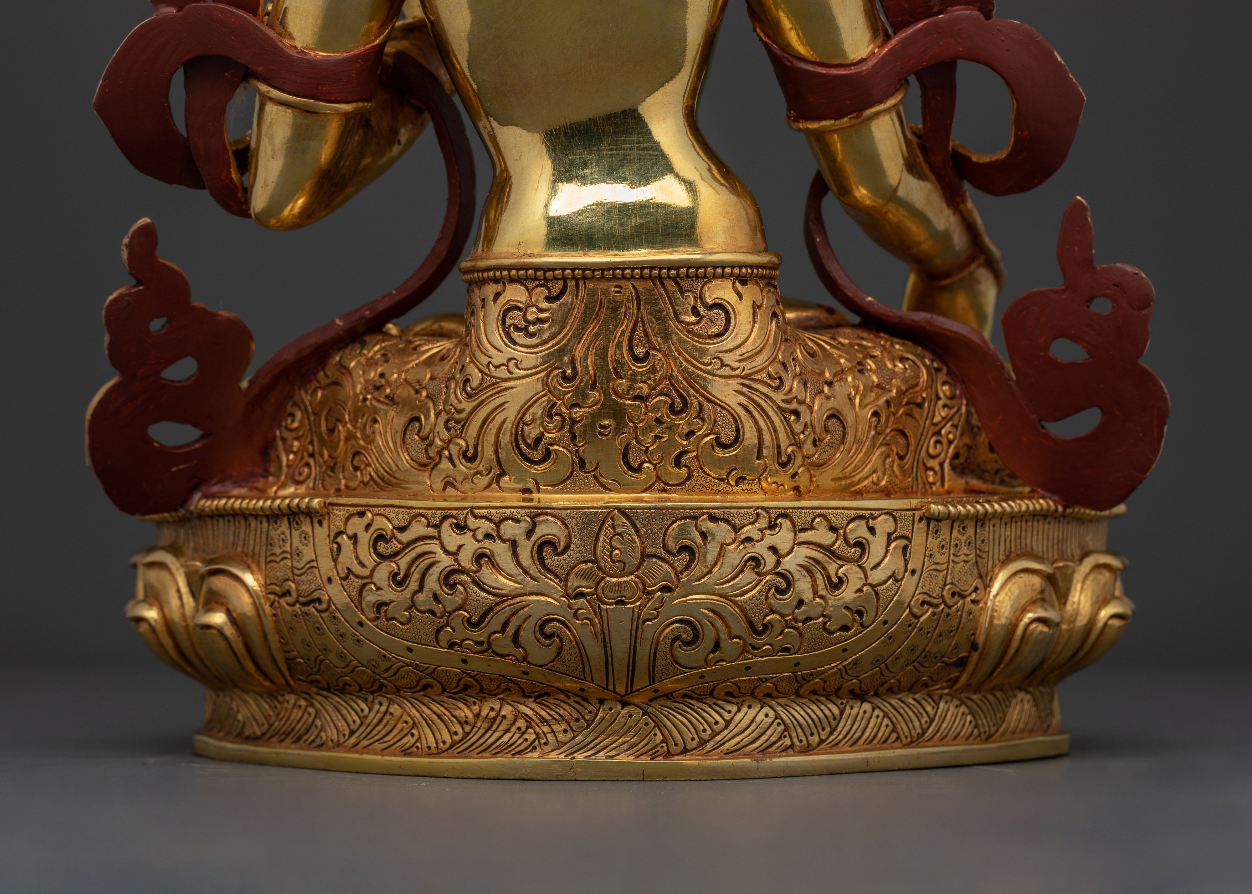 White Tara Nepalese Hand Carved Statue | Guardian of Compassionate Healing