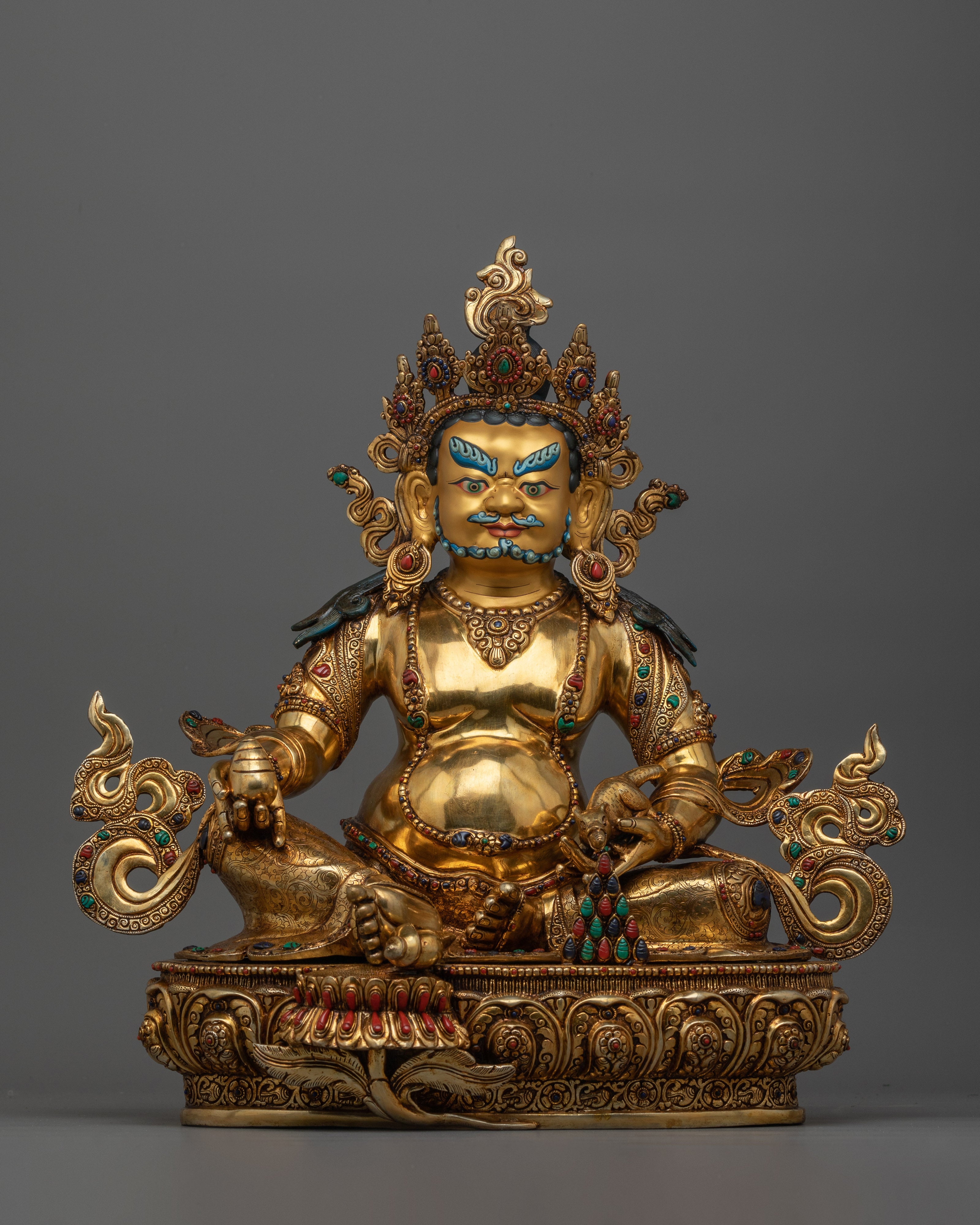 handmade-dzambhala-gold-gilded-copper