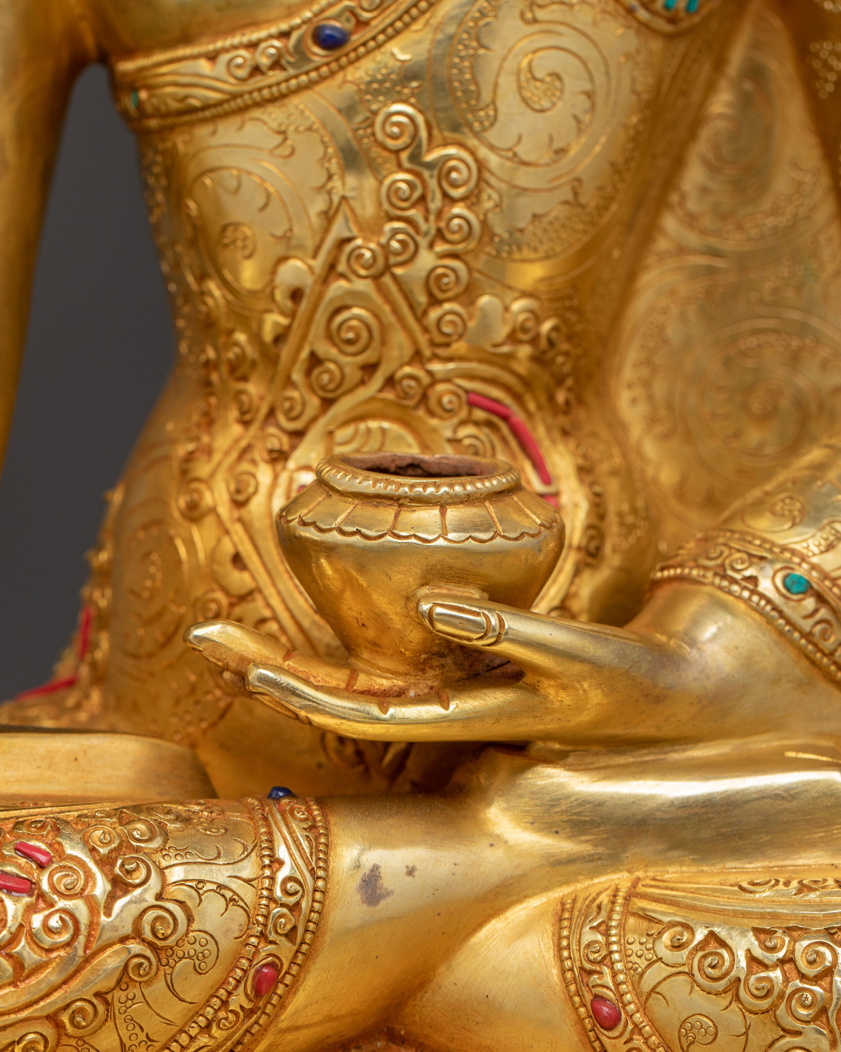 Handmade Buddhist Three Buddha Trio | Shakyamuni, Amitabha, and Medicine Buddha