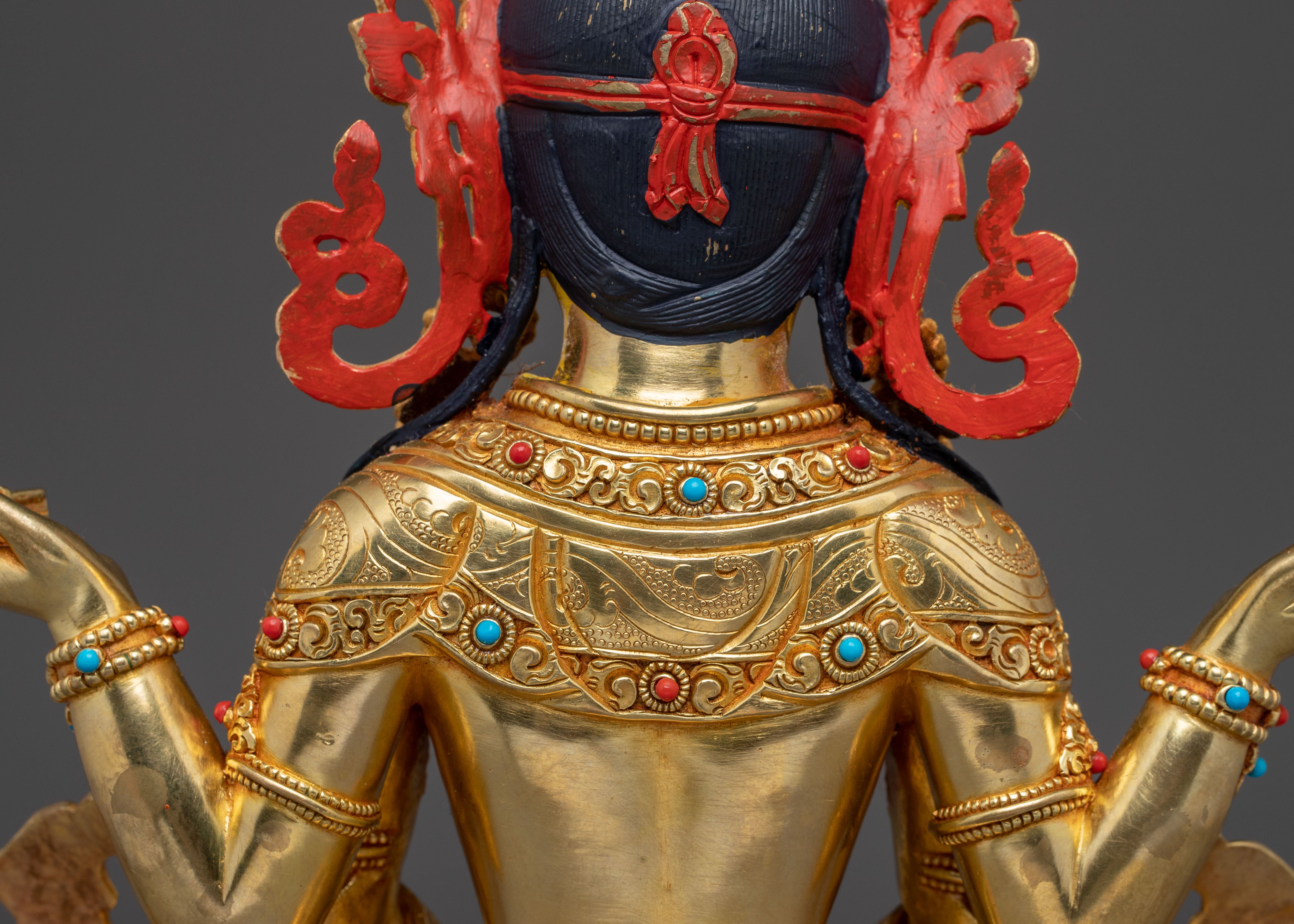 Golden Prajnaparamita Statue: The Wisdom Embodiment