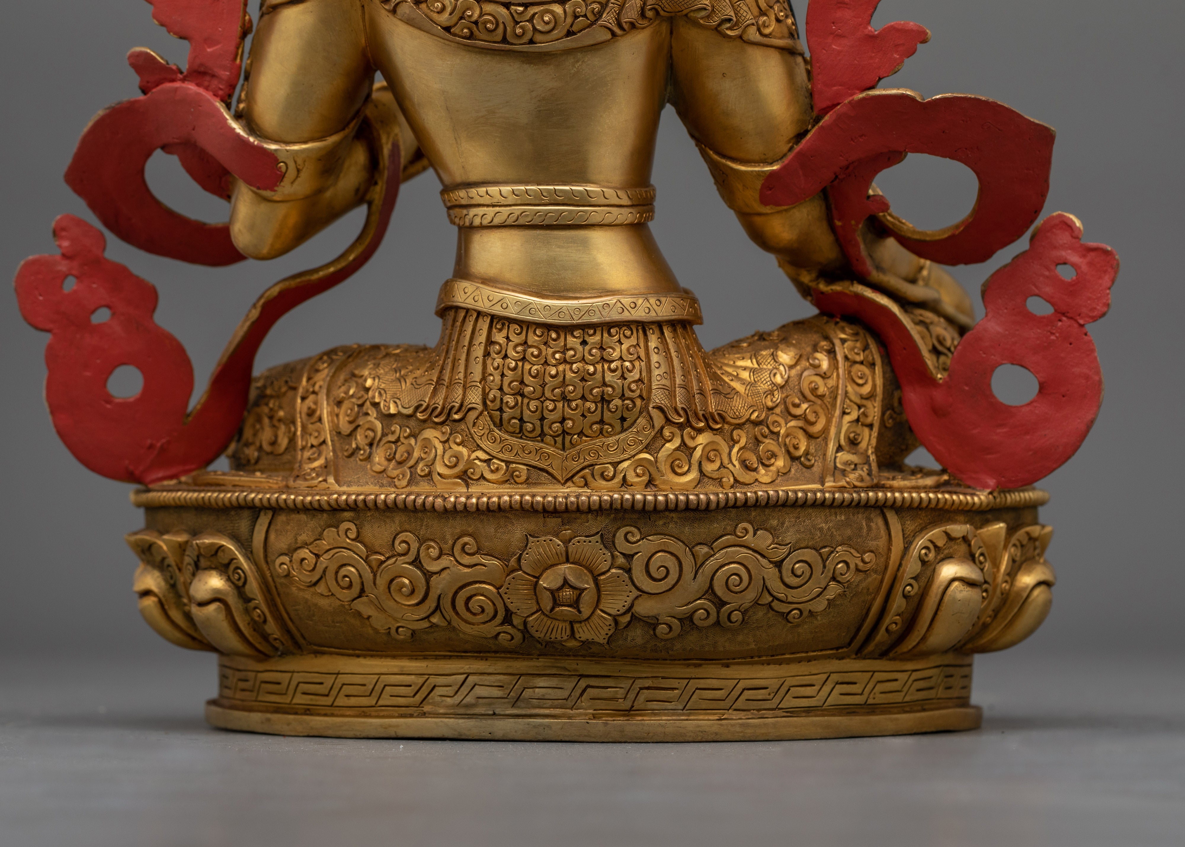 Nepalese Handmade Green Tara Statue | Embodiment of Compassion and Swift Action