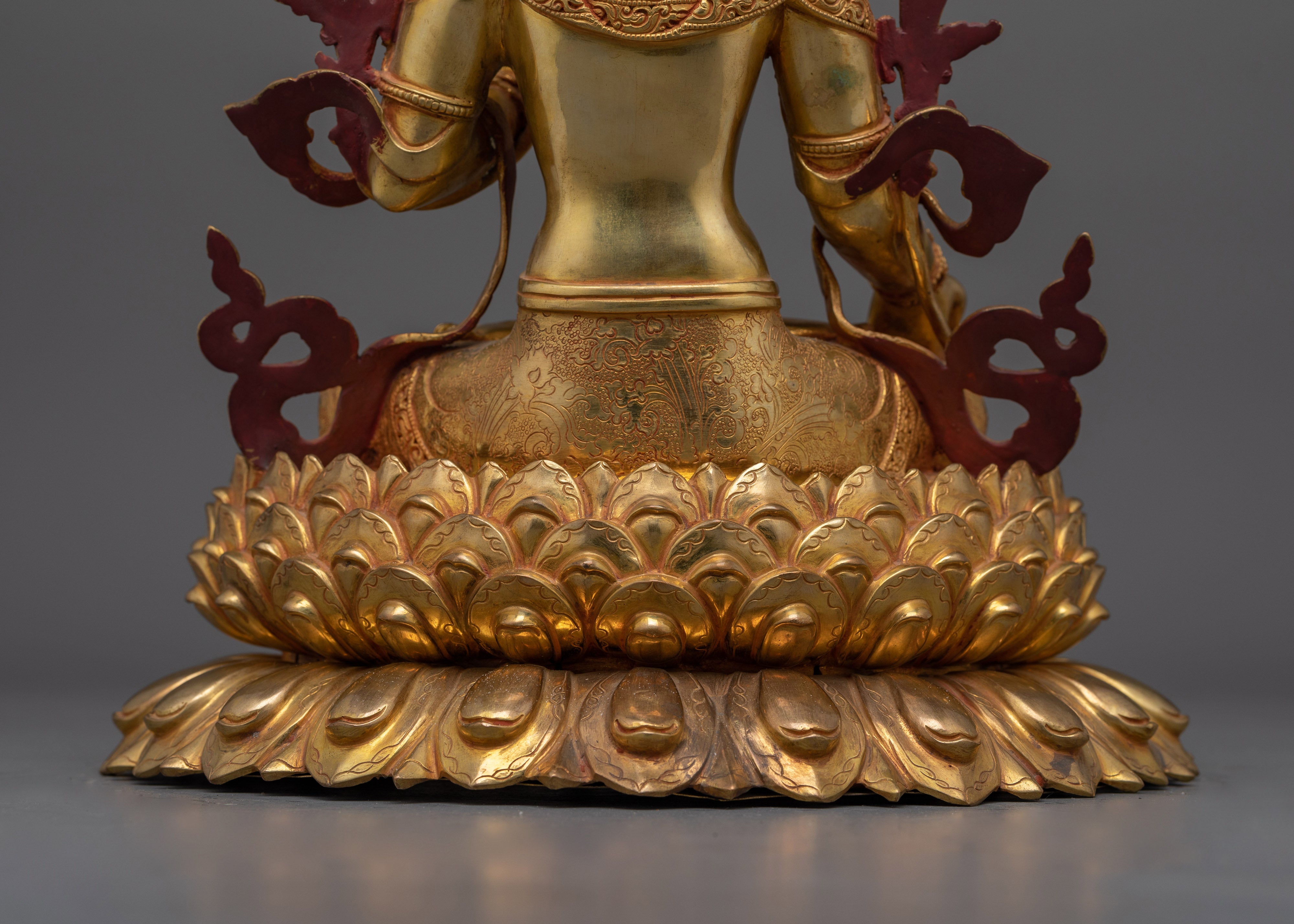 Nepalese Handmade White Tara Statue | Embodiment of Compassion and Healing