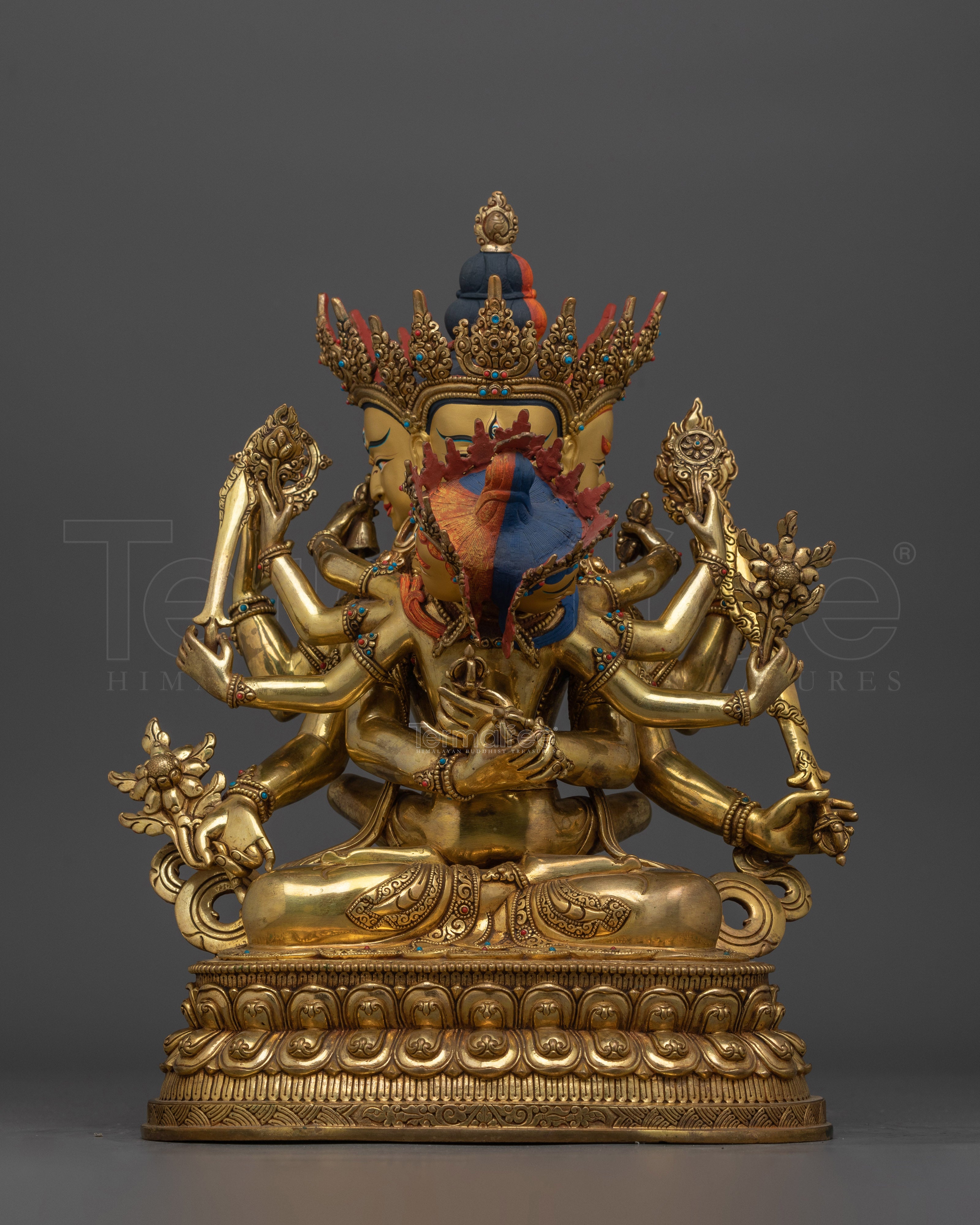 Akshobyarajra Handcrafted Statue | Embodiment of Unshakable Peace and Wisdom