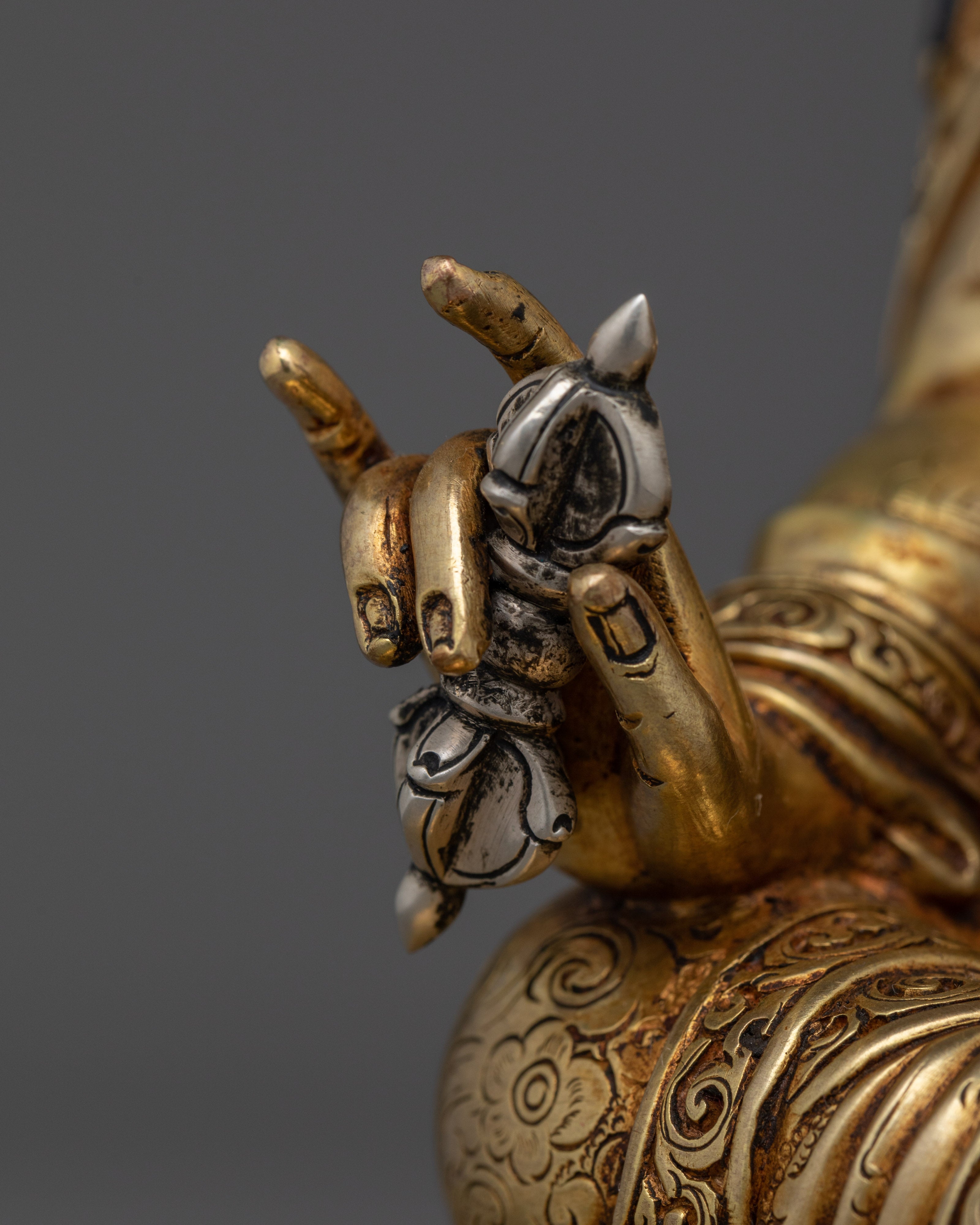 Guru Rinpoche Handmade Tantric Master Statue | Symbol of Wisdom and Spiritual Protection