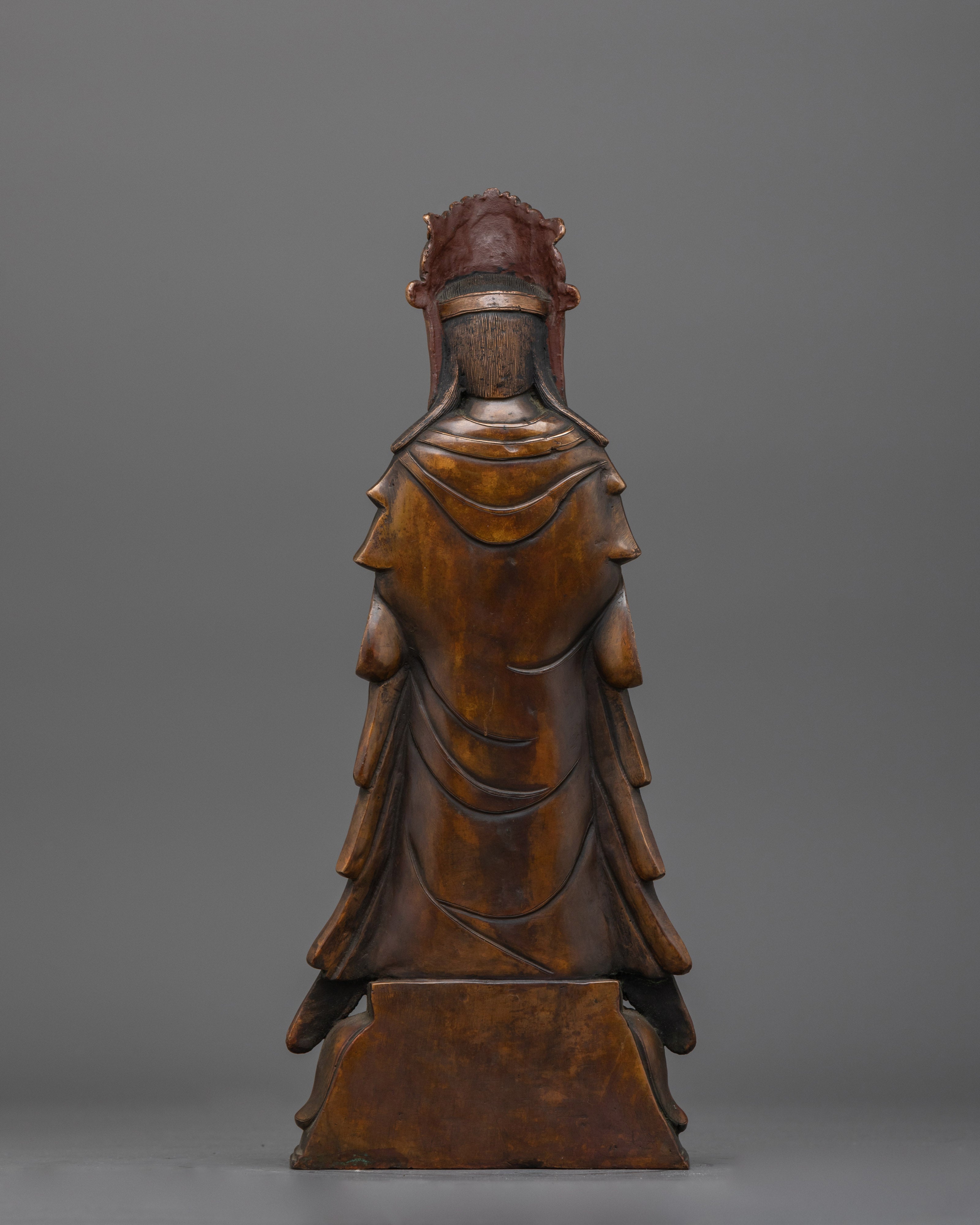 Standing Kshitigarbha Sculpture | Guardian of the Six Realms