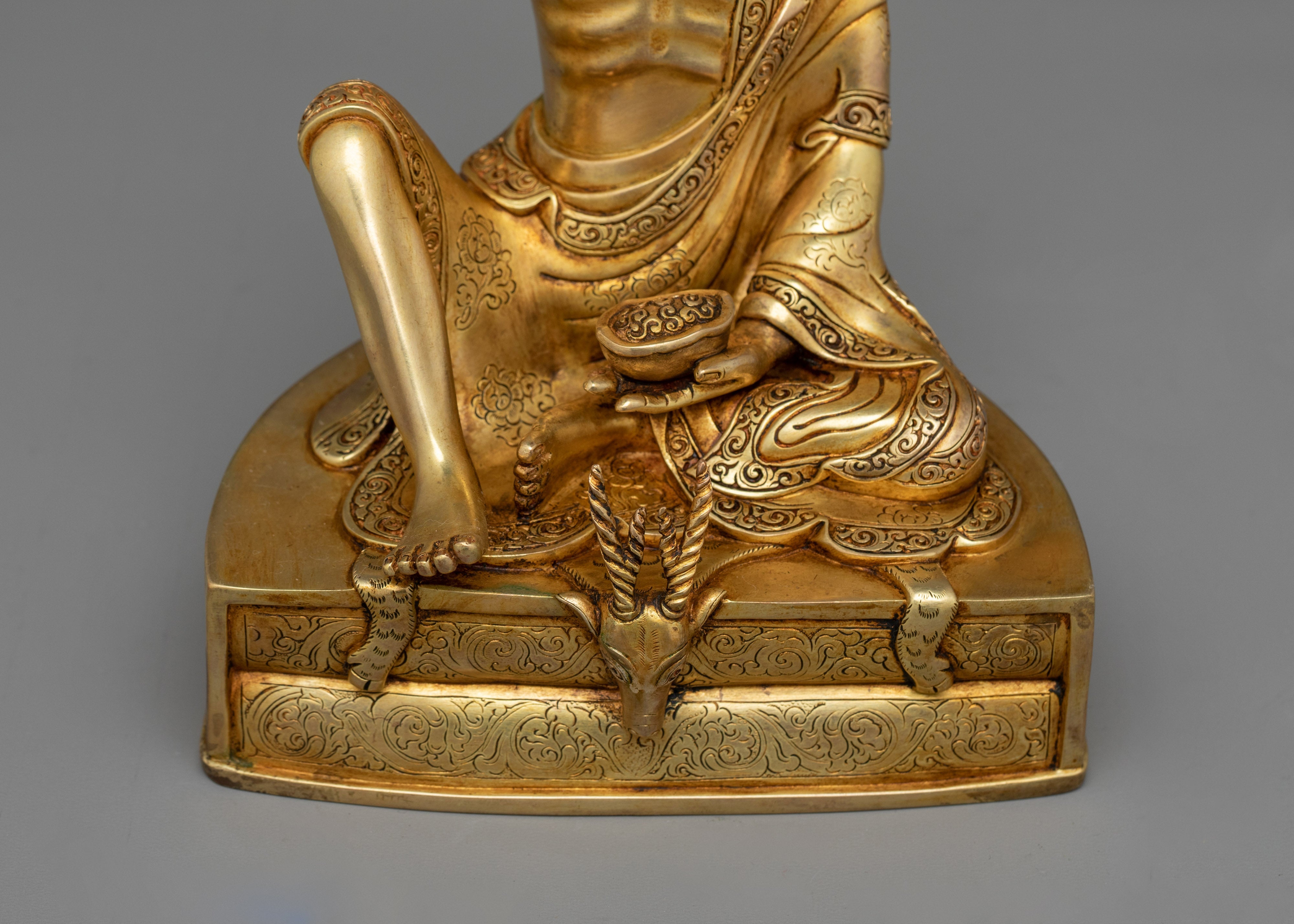 Tibetan Siddha Milarepa Statue | Tibetan Buddhist Master, Yogi