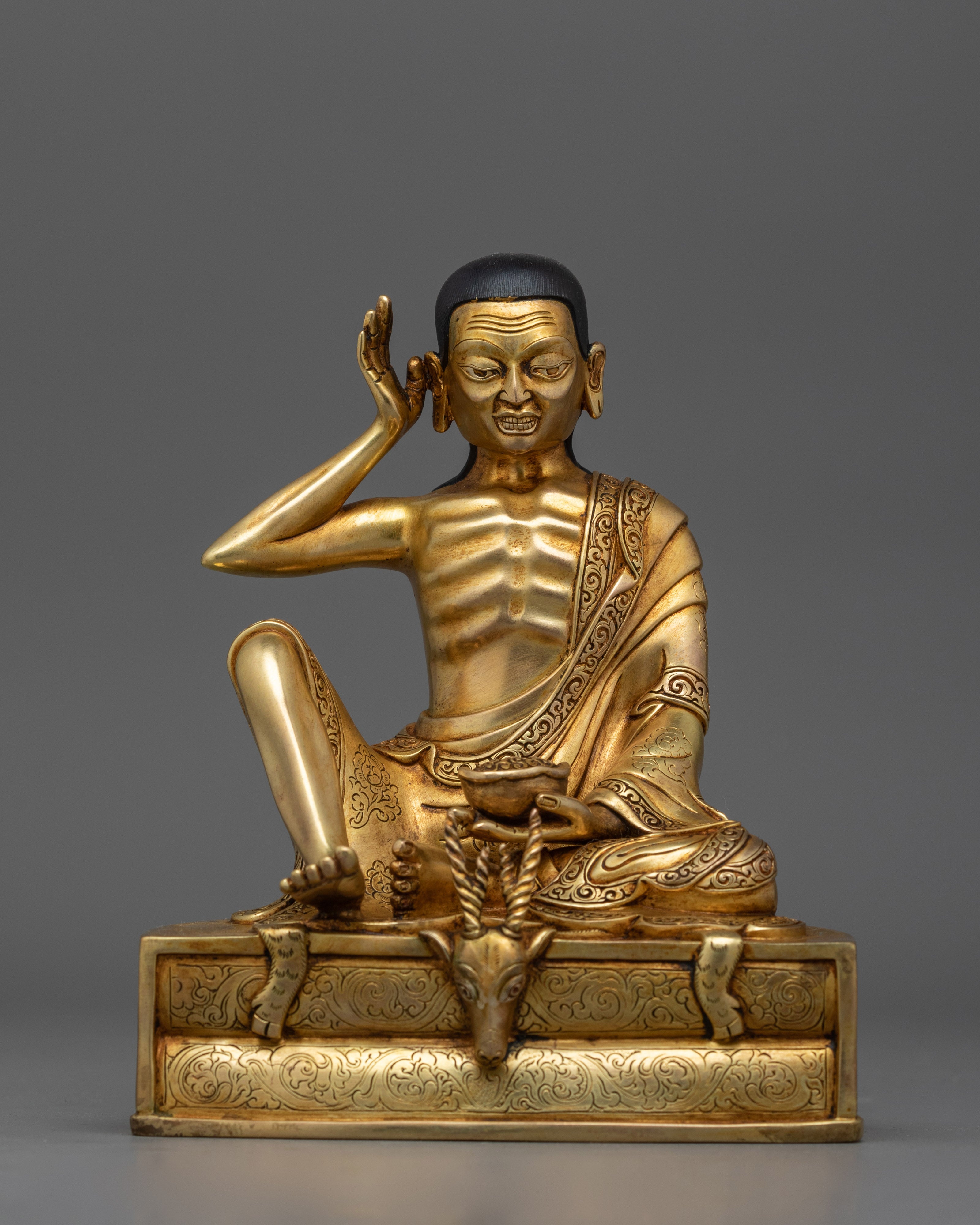 Tibetan Siddha Milarepa Statue