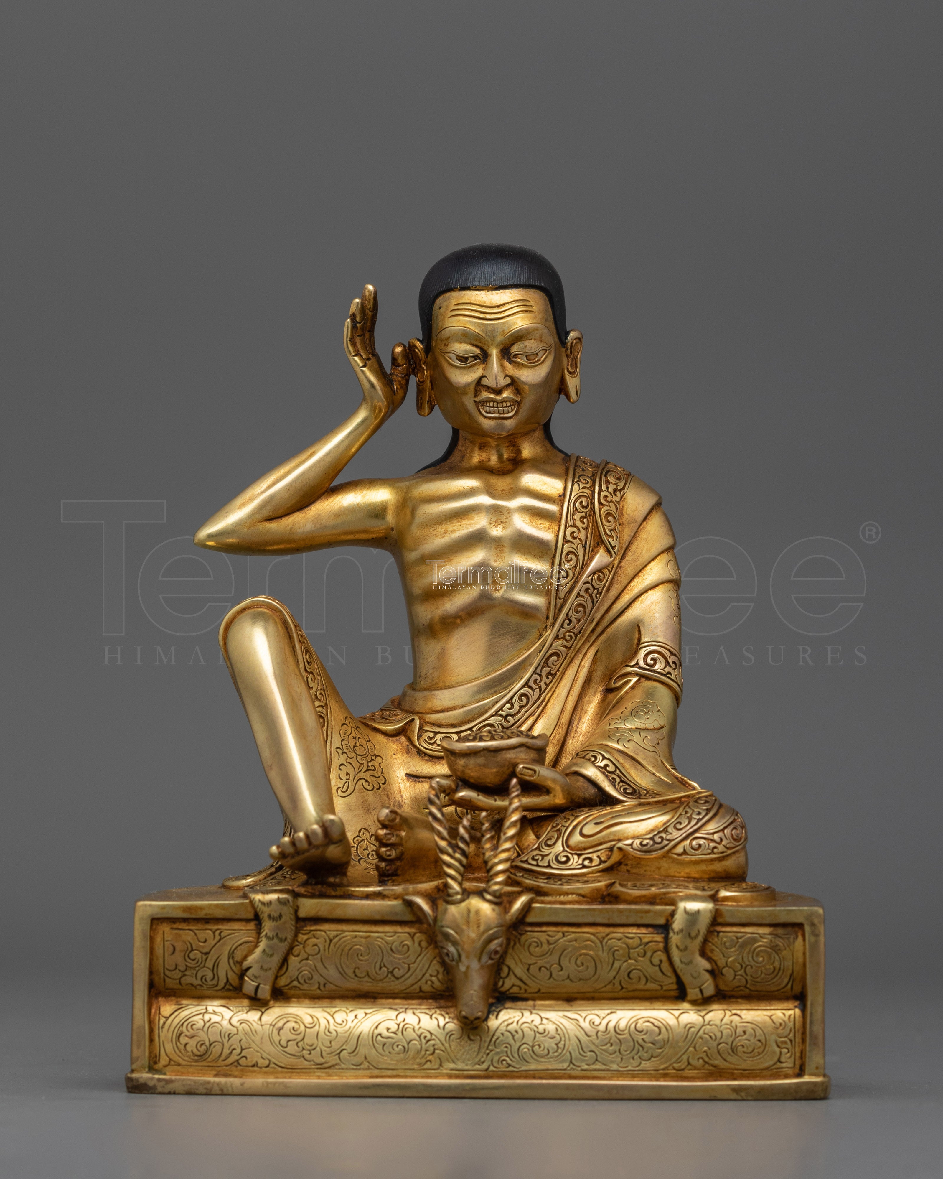 Tibetan Siddha Milarepa Statue | Tibetan Buddhist Master, Yogi
