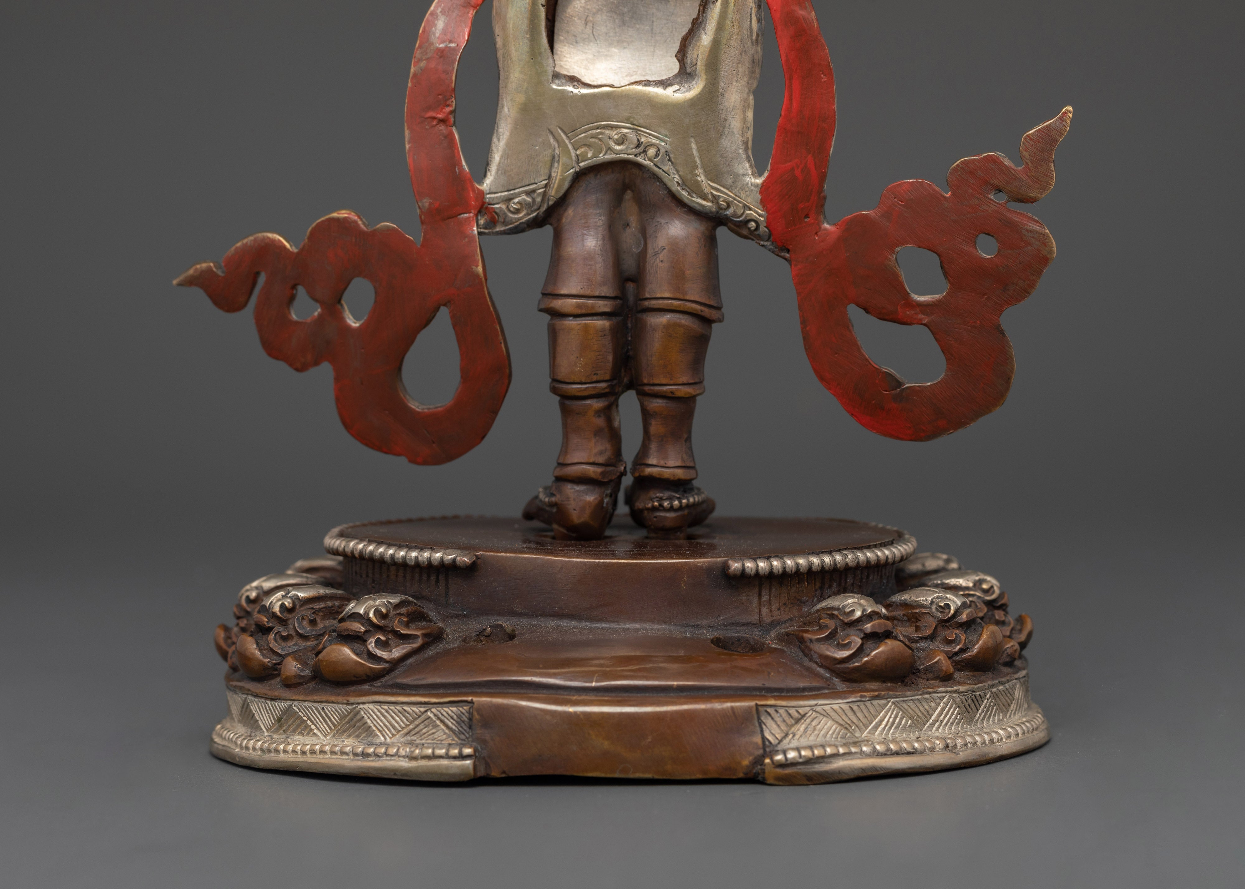 Mandarava Handmade Oxidized Statue | Guardian of Sacred Wisdom