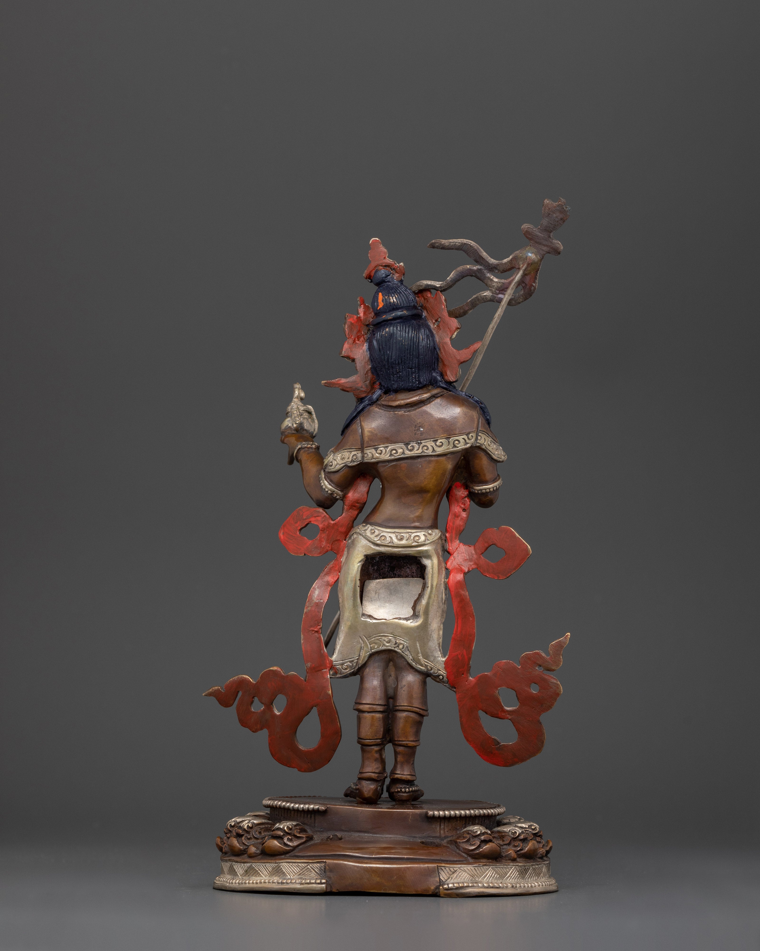 Mandarava Handmade Oxidized Statue | Guardian of Sacred Wisdom