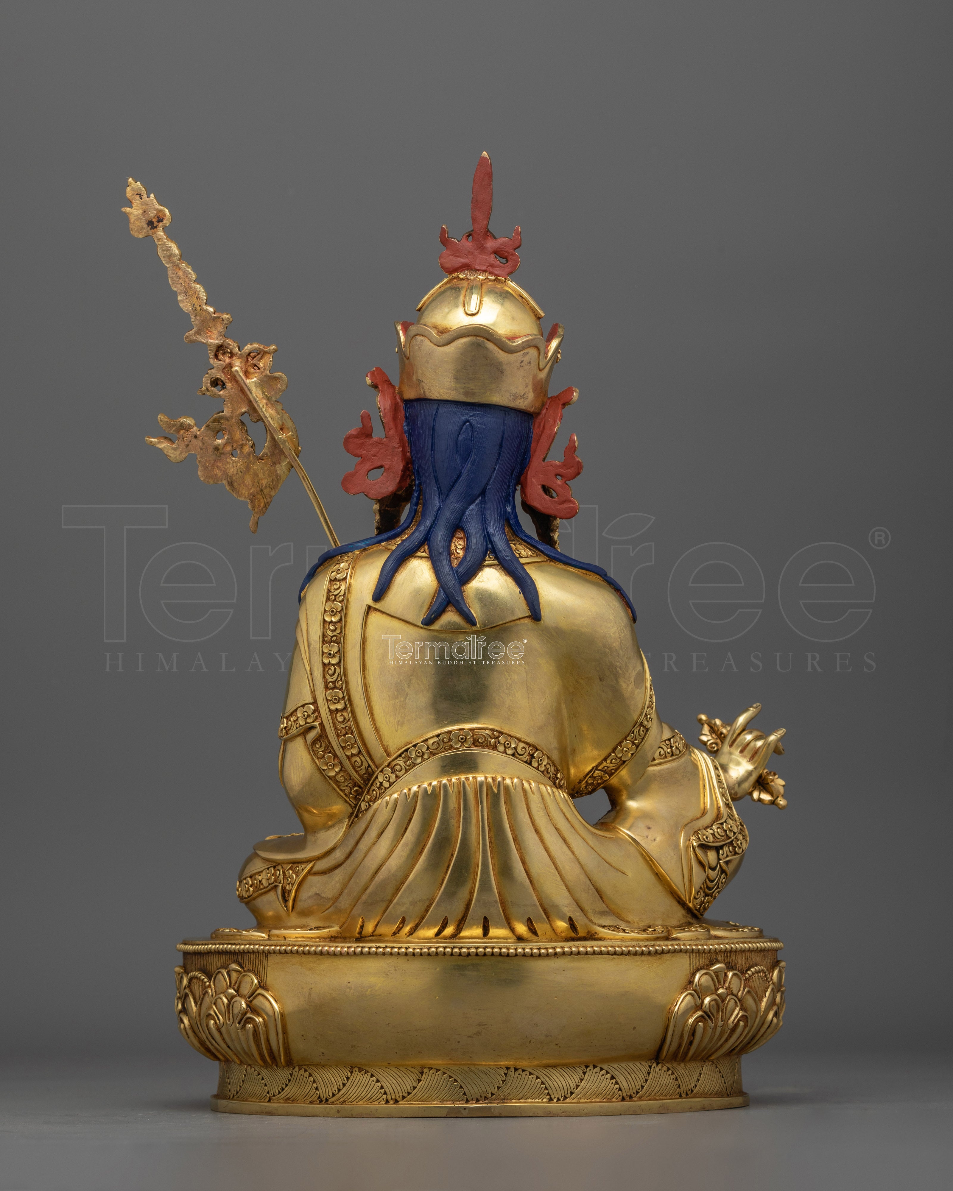 Sacred Guru Rinpoche Copper Statue | The Embodiment of Enlightenment and Spiritual Power