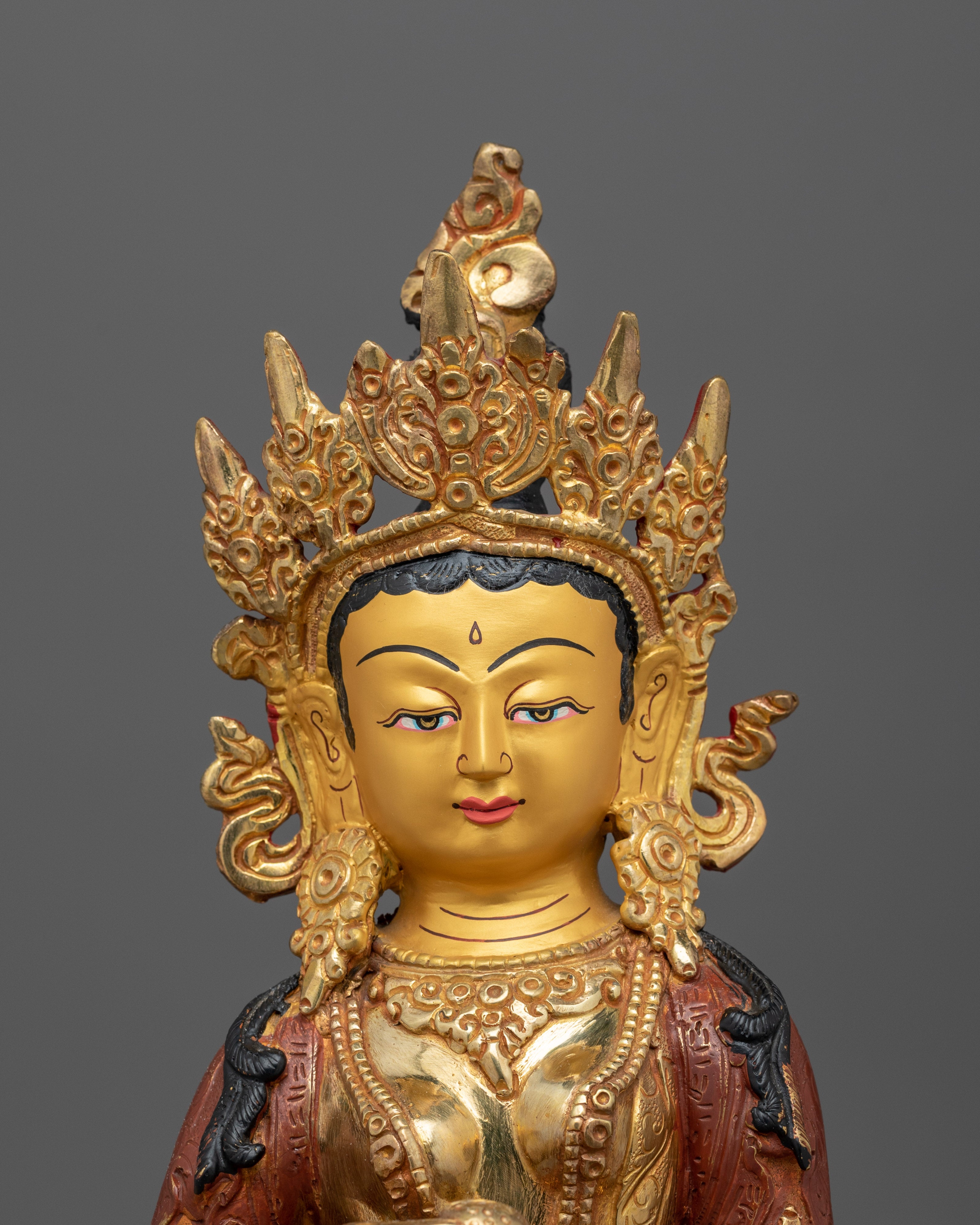 Traditional Sculpture of Ksitigarbha | The Divine Feminine of Wisdom