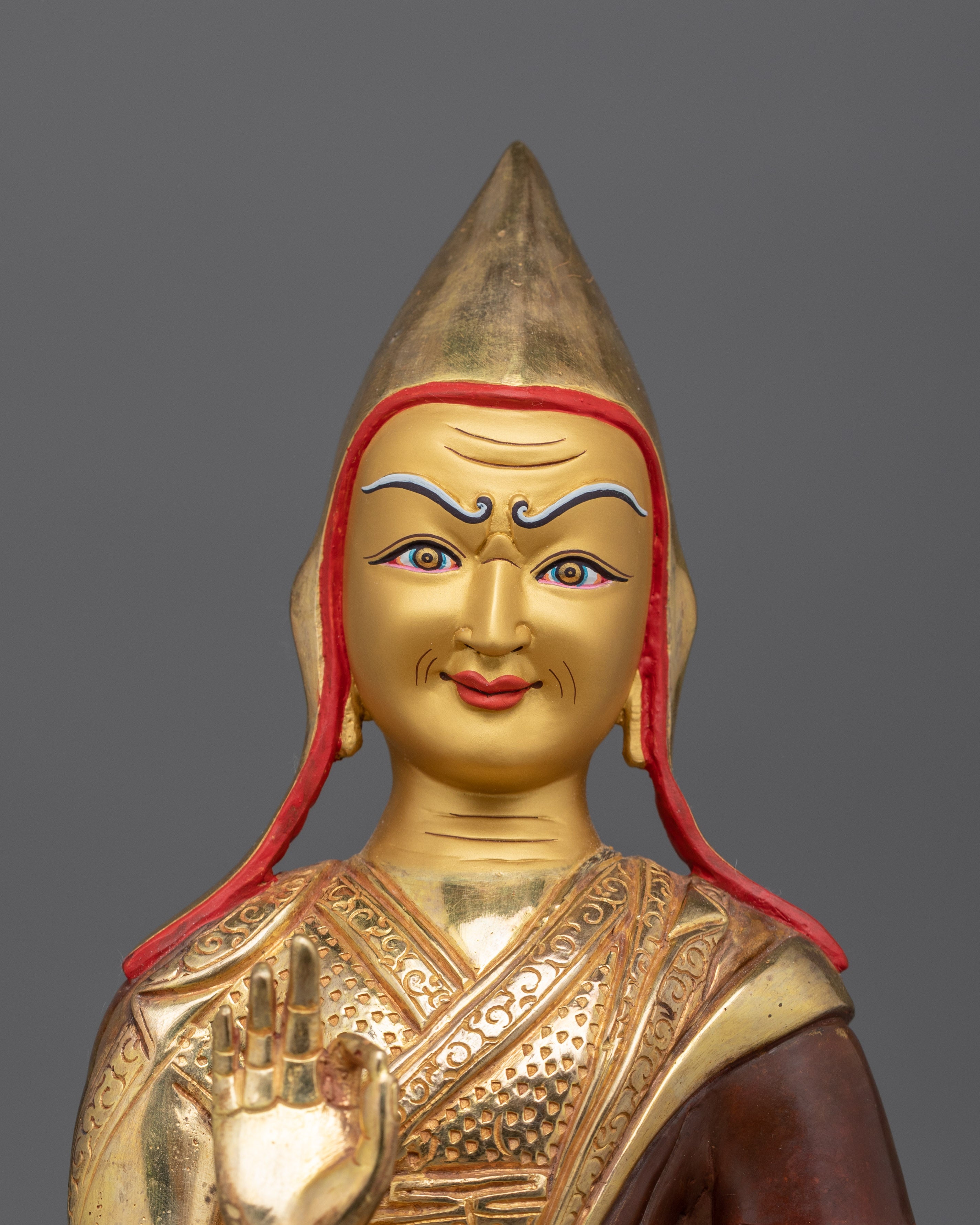 Tsongkhapa Statue Set | Master of Enlightenment