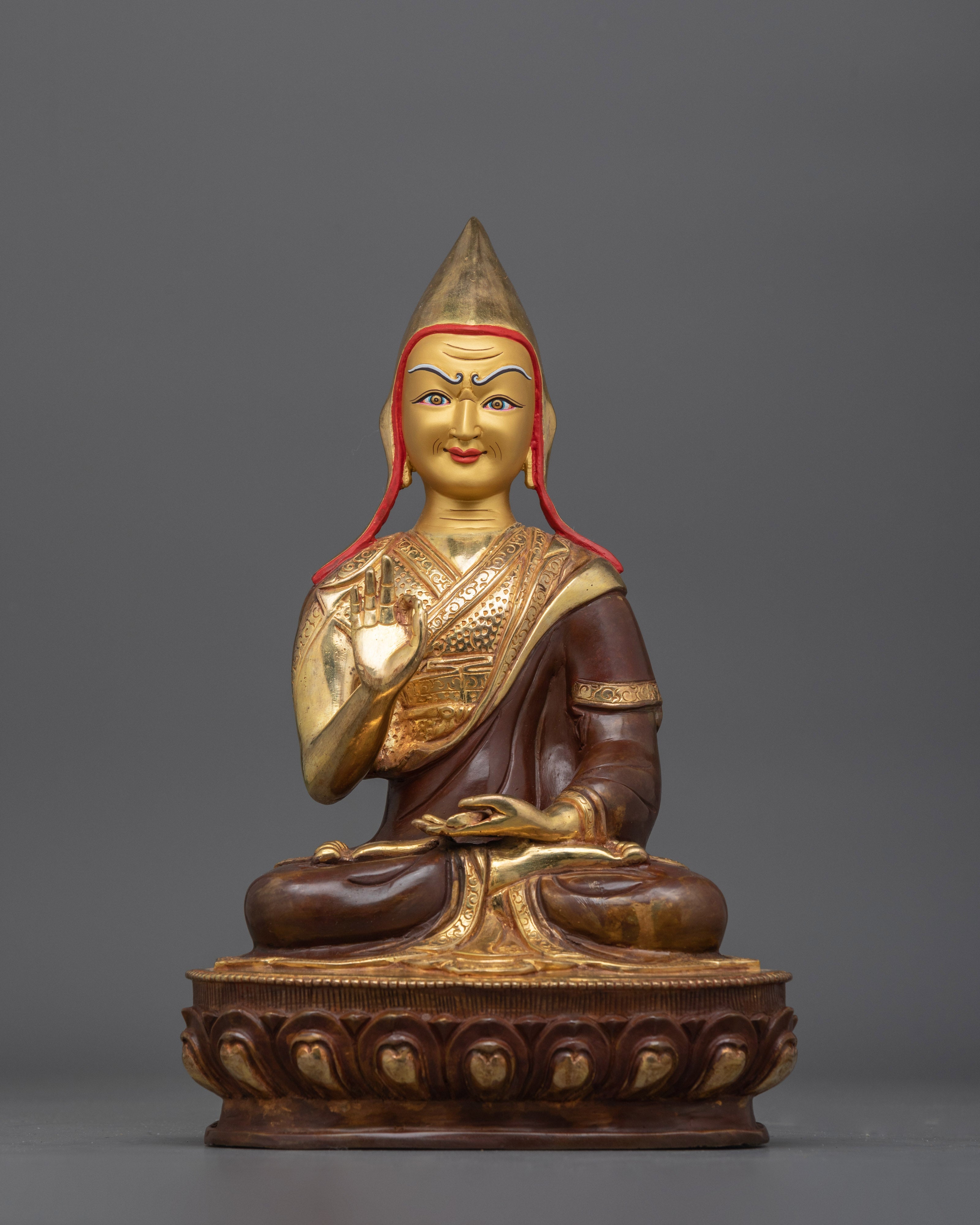 Tsongkhapa Statue Set | Master of Enlightenment