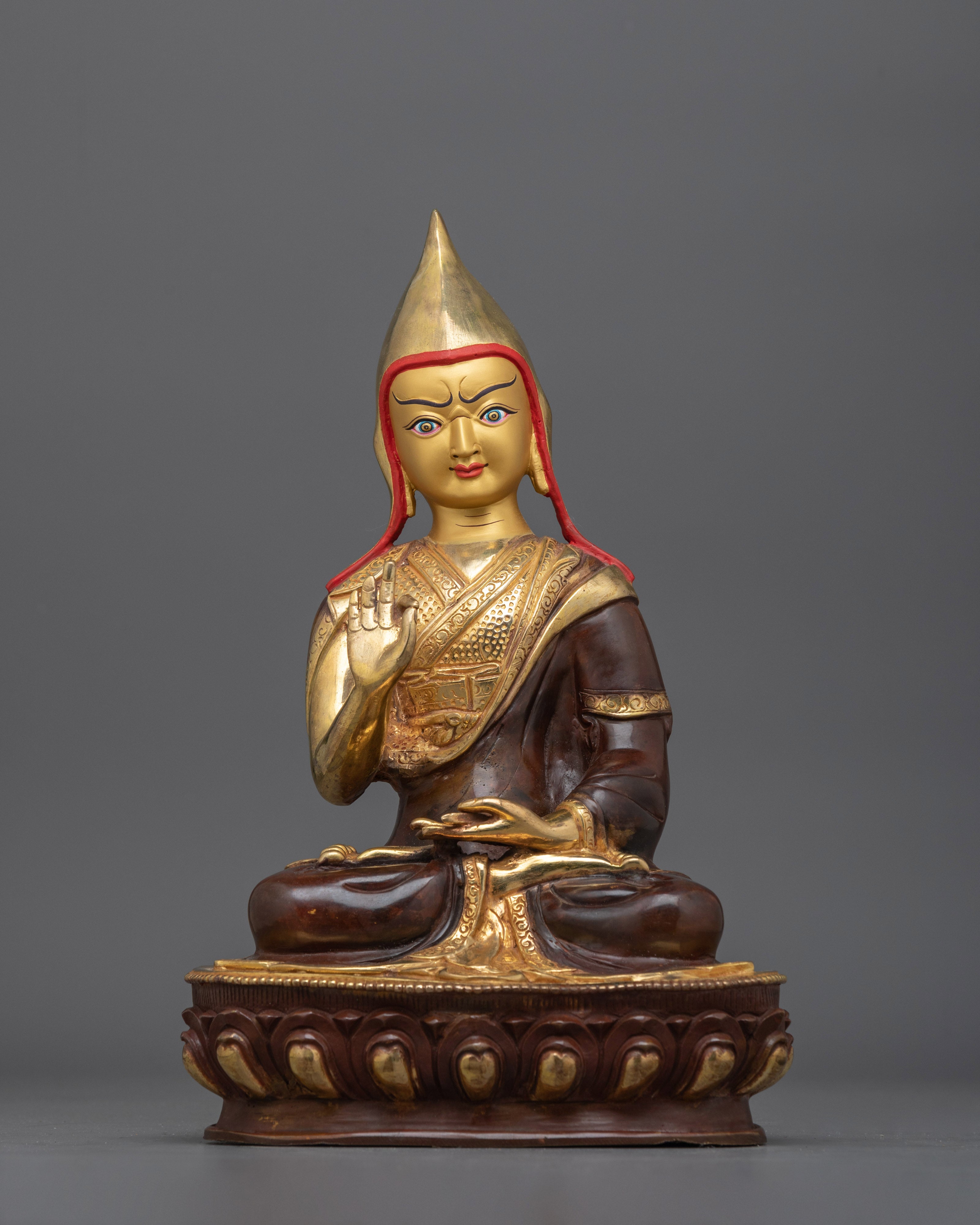 Tsongkhapa Statue Set | Master of Enlightenment