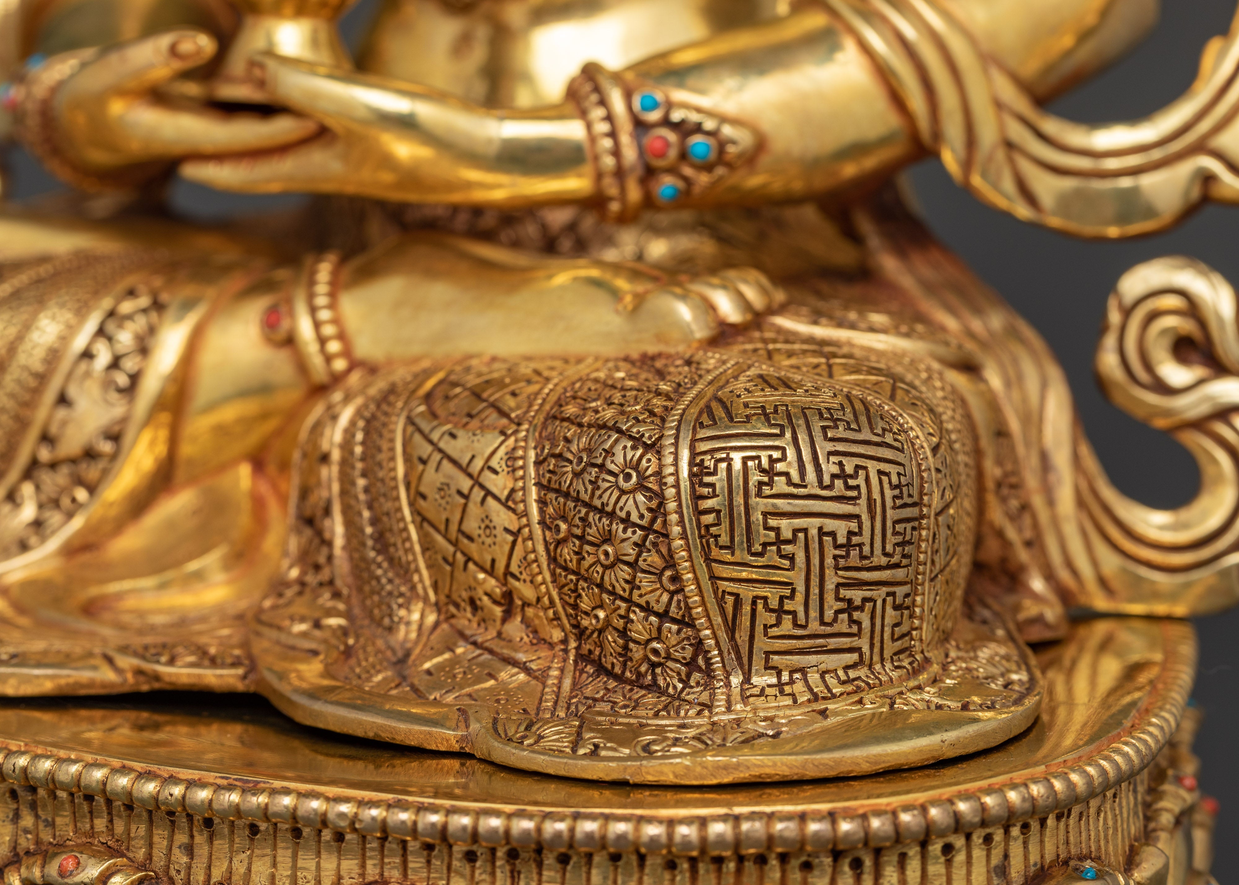 The Deity of Infinite Life and Wisdom | Amitayus Copper Statue