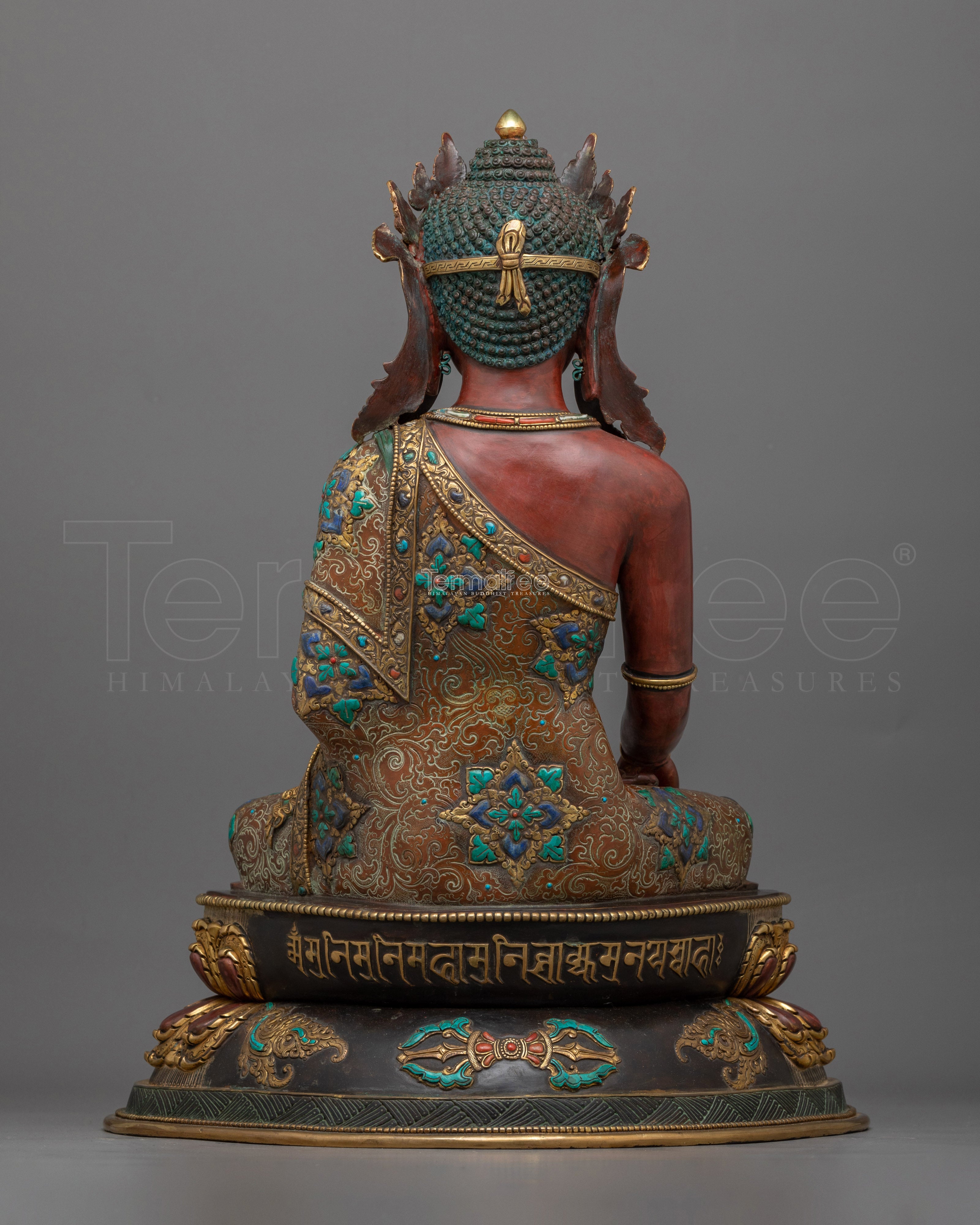 Shakyamuni Buddha Statue with Crown | Regal Symbol of Enlightenment