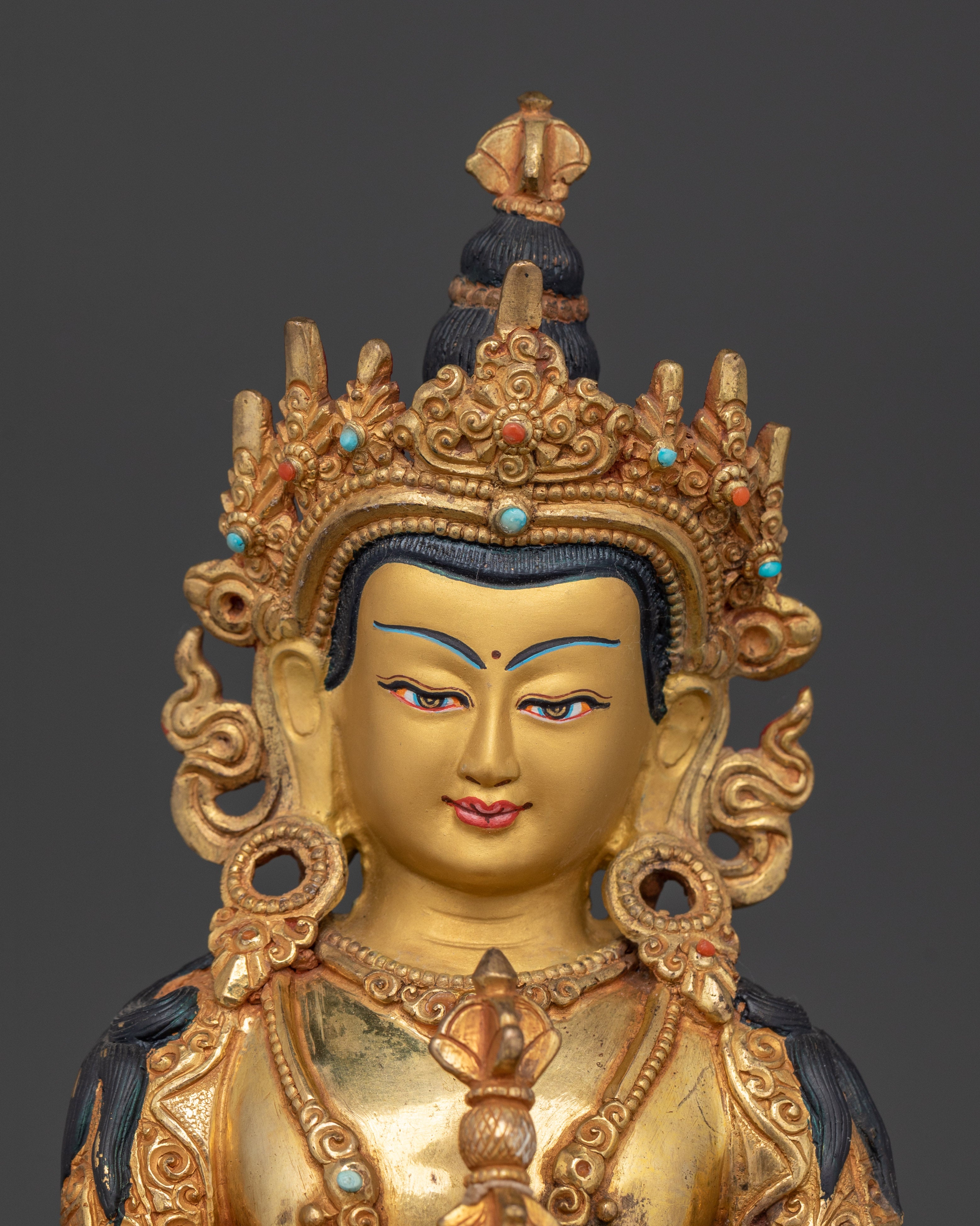 Vajrasattva Spiritual Copper Statue | The Embodiment of Purity and Enlightenment