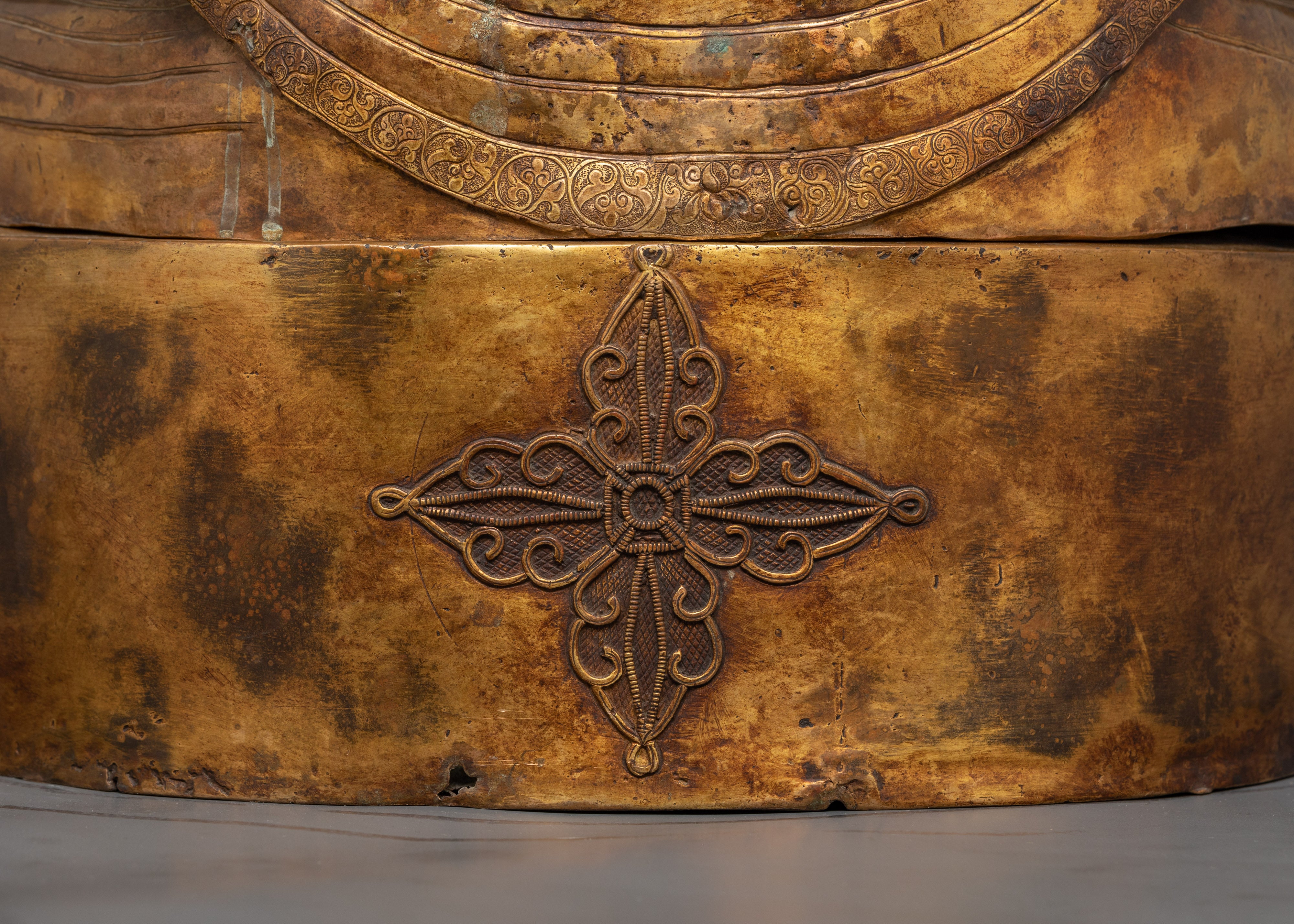 Fasting Buddha Figurine – Majestic 24K Gold Gilded Statue