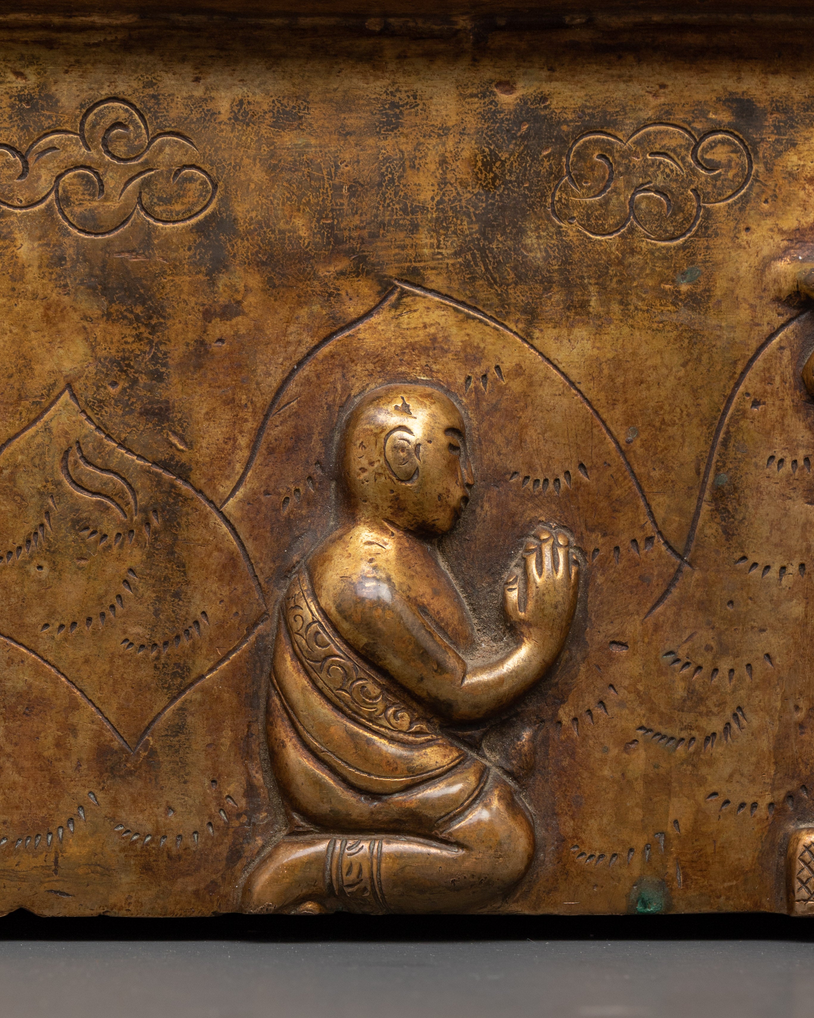 Fasting Buddha Figurine – Majestic 24K Gold Gilded Statue