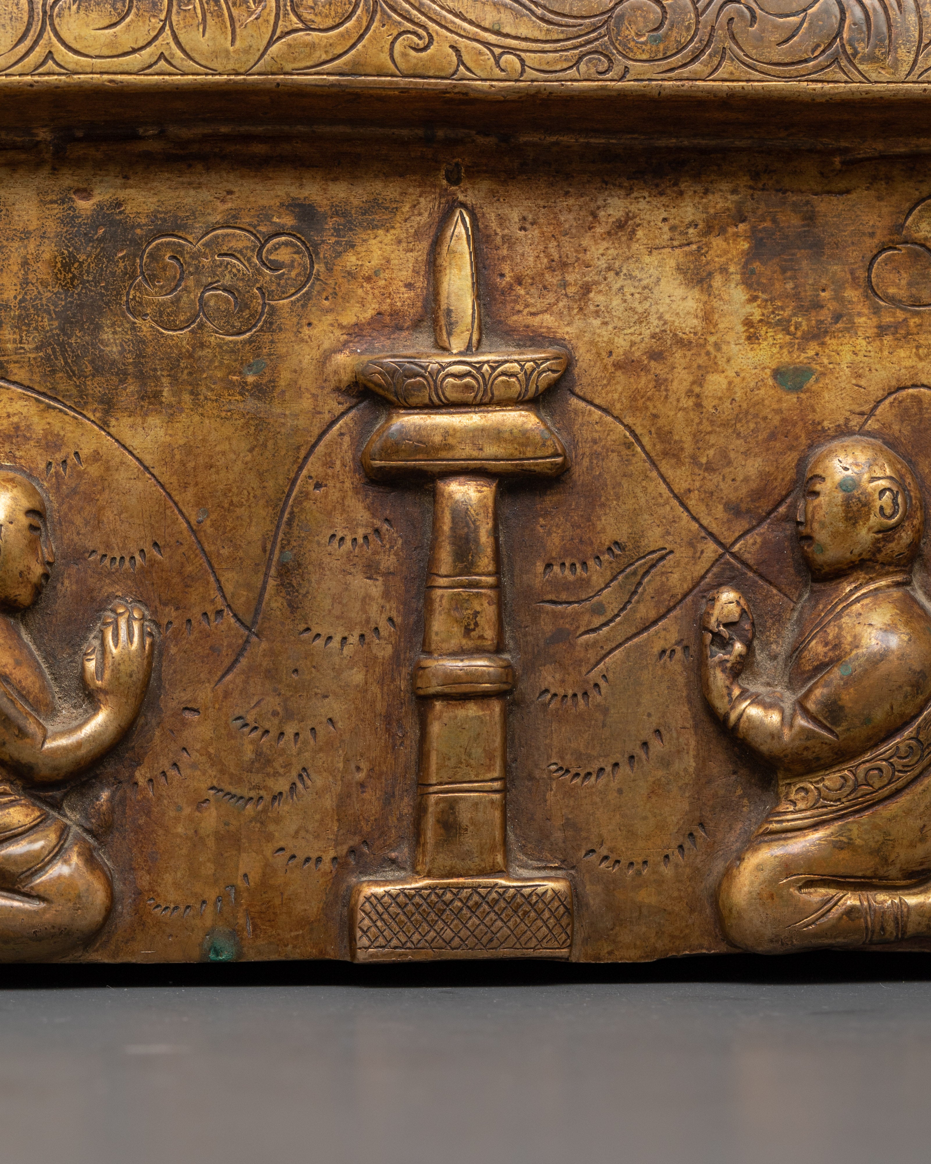 Fasting Buddha Figurine – Majestic 24K Gold Gilded Statue