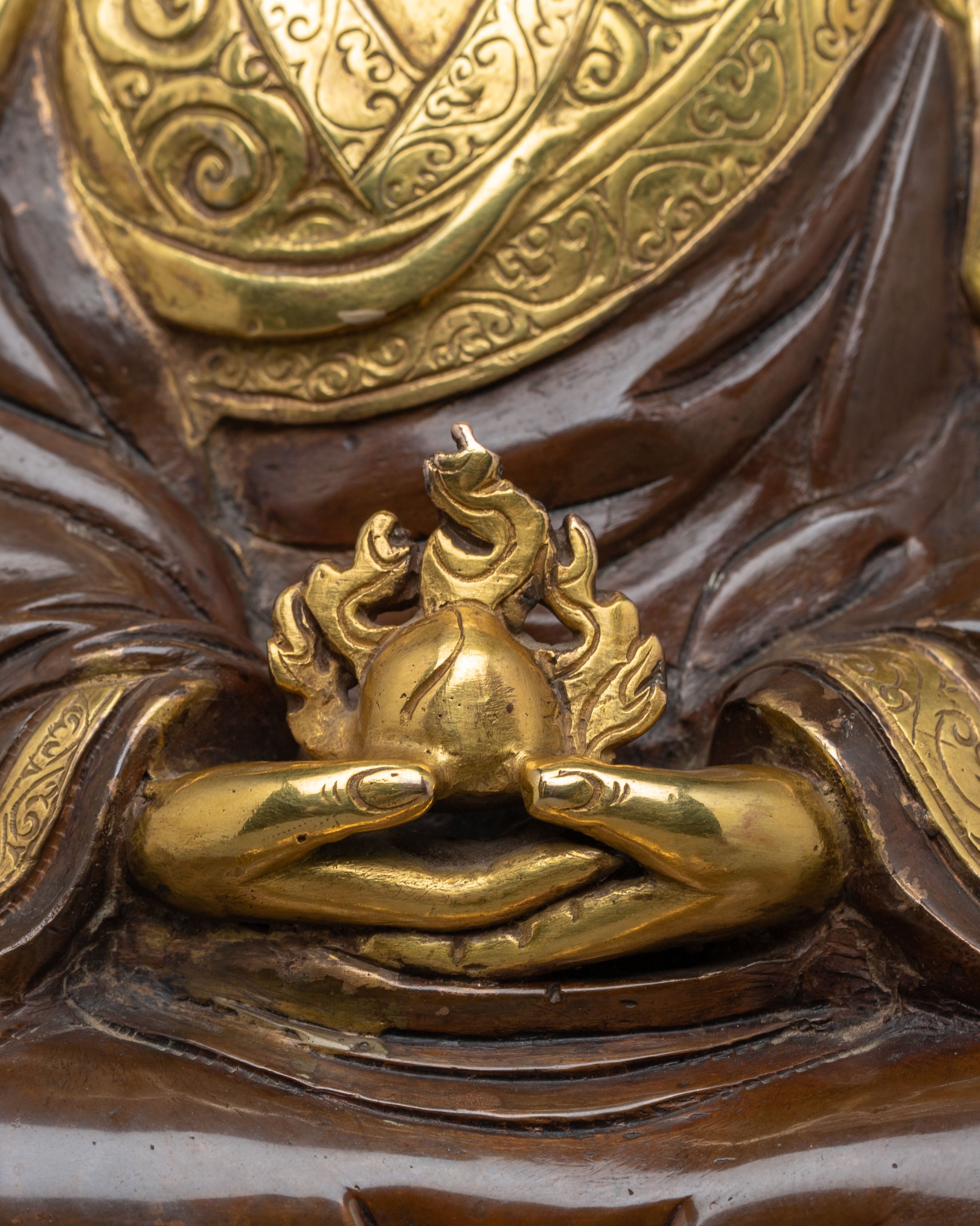 Handmade Statue of Buddhist Master | Traditional Nepalese Art