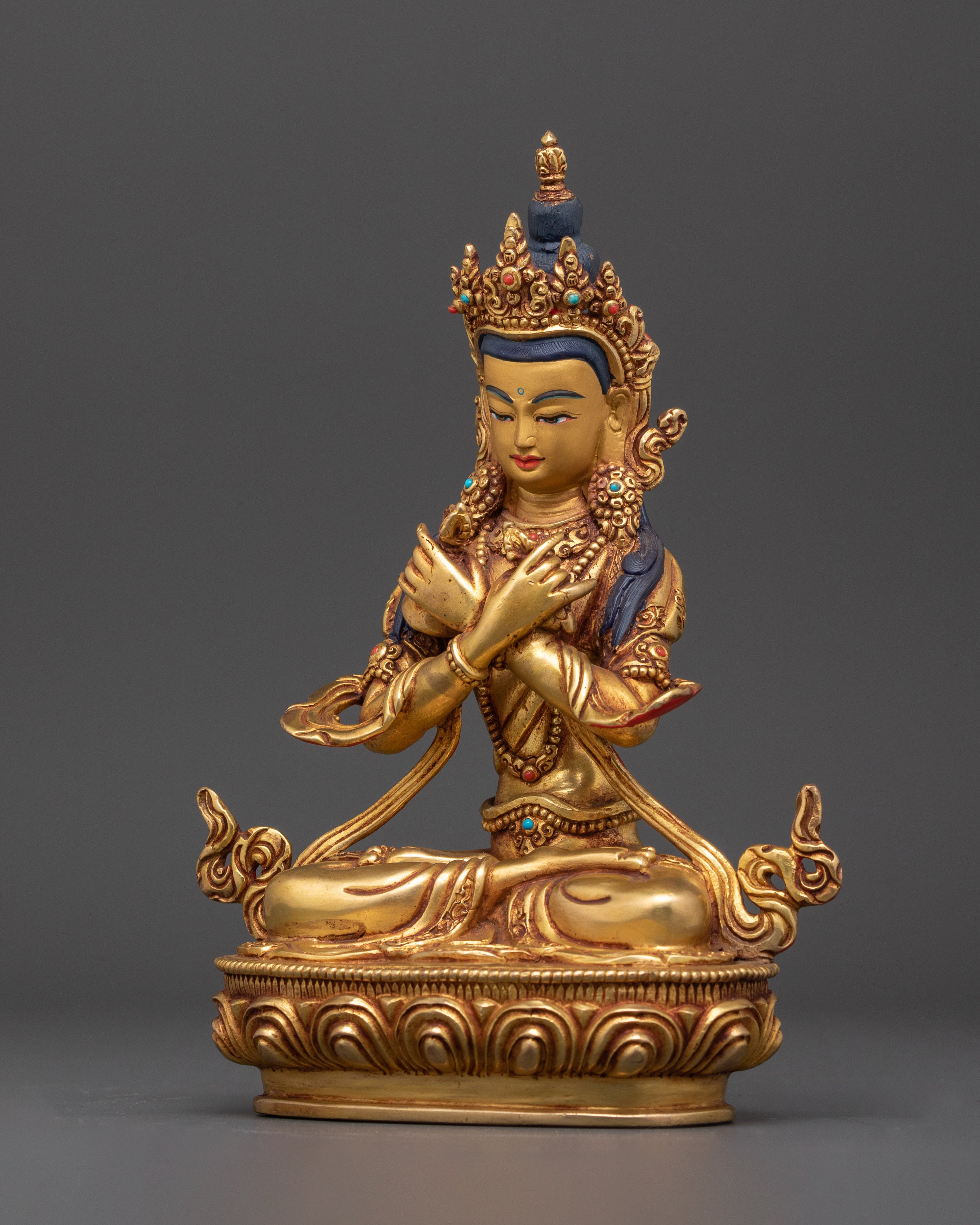 24k-gold-gilded-vajradhara