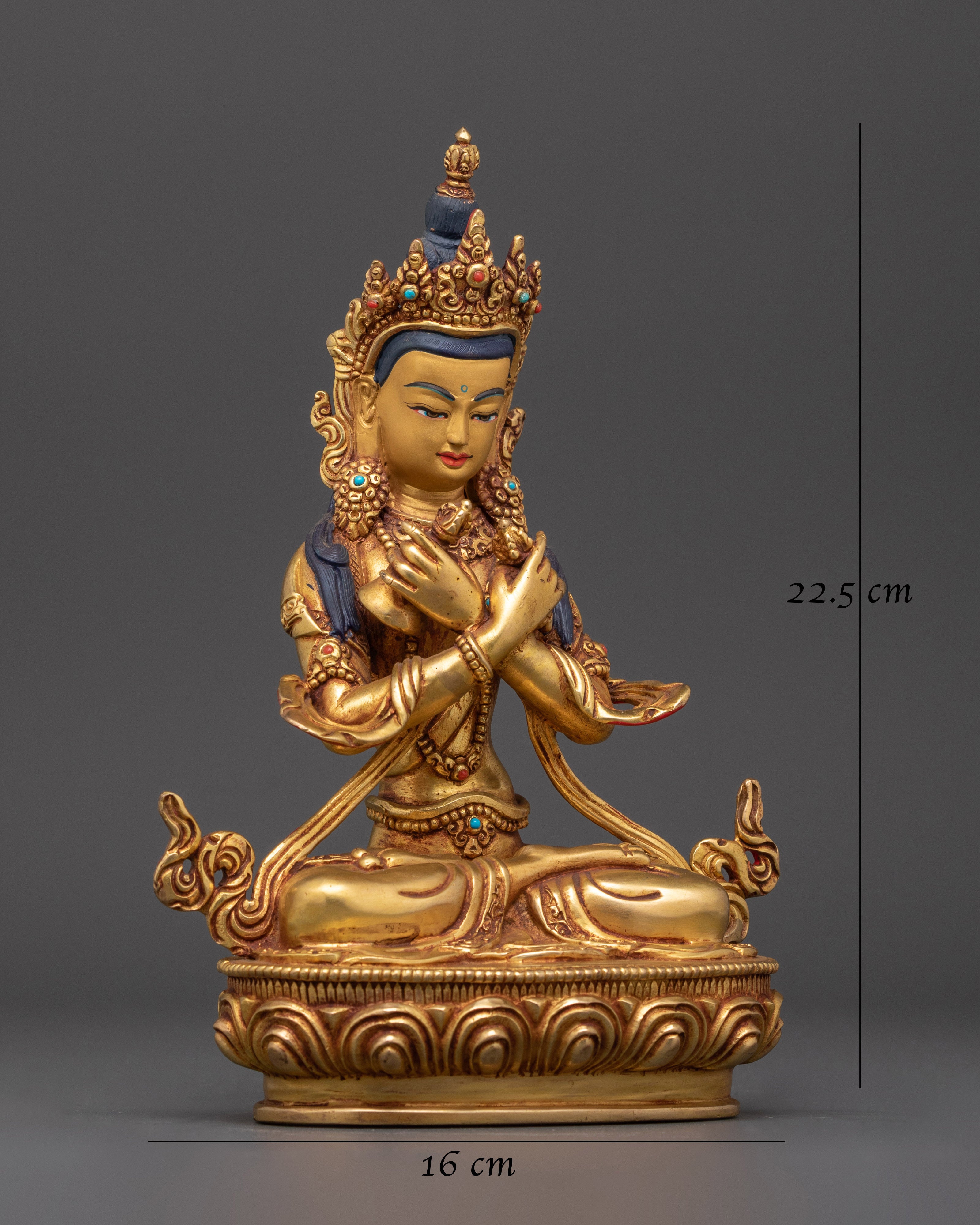 24k-gold-gilded-vajradhara