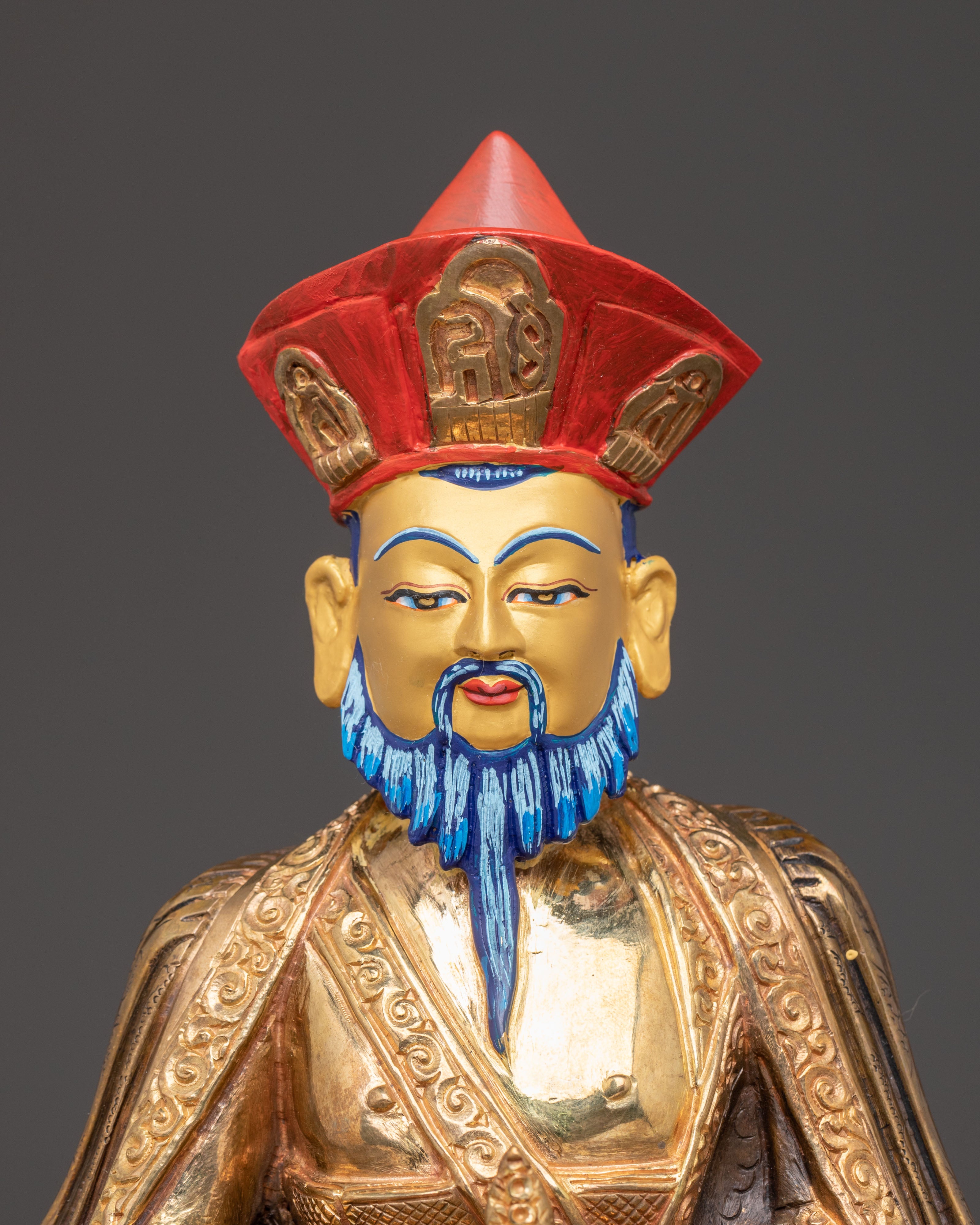 Handmade Statue of Guru Shapdum | Buddhist Master Sculpture