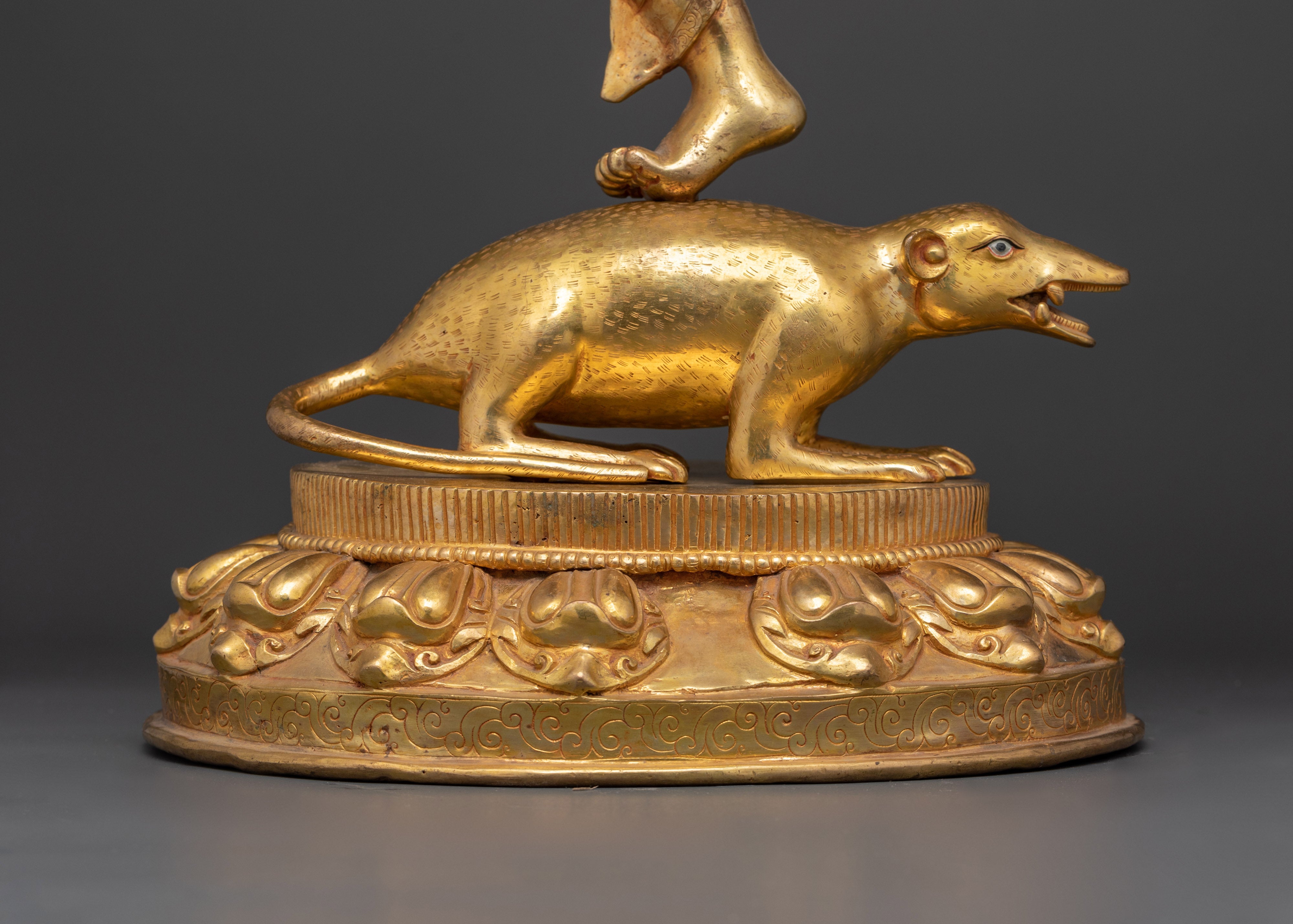 Standing Rakta Ganesh Statue | The Lord of Prosperity and Remover of Obstacles