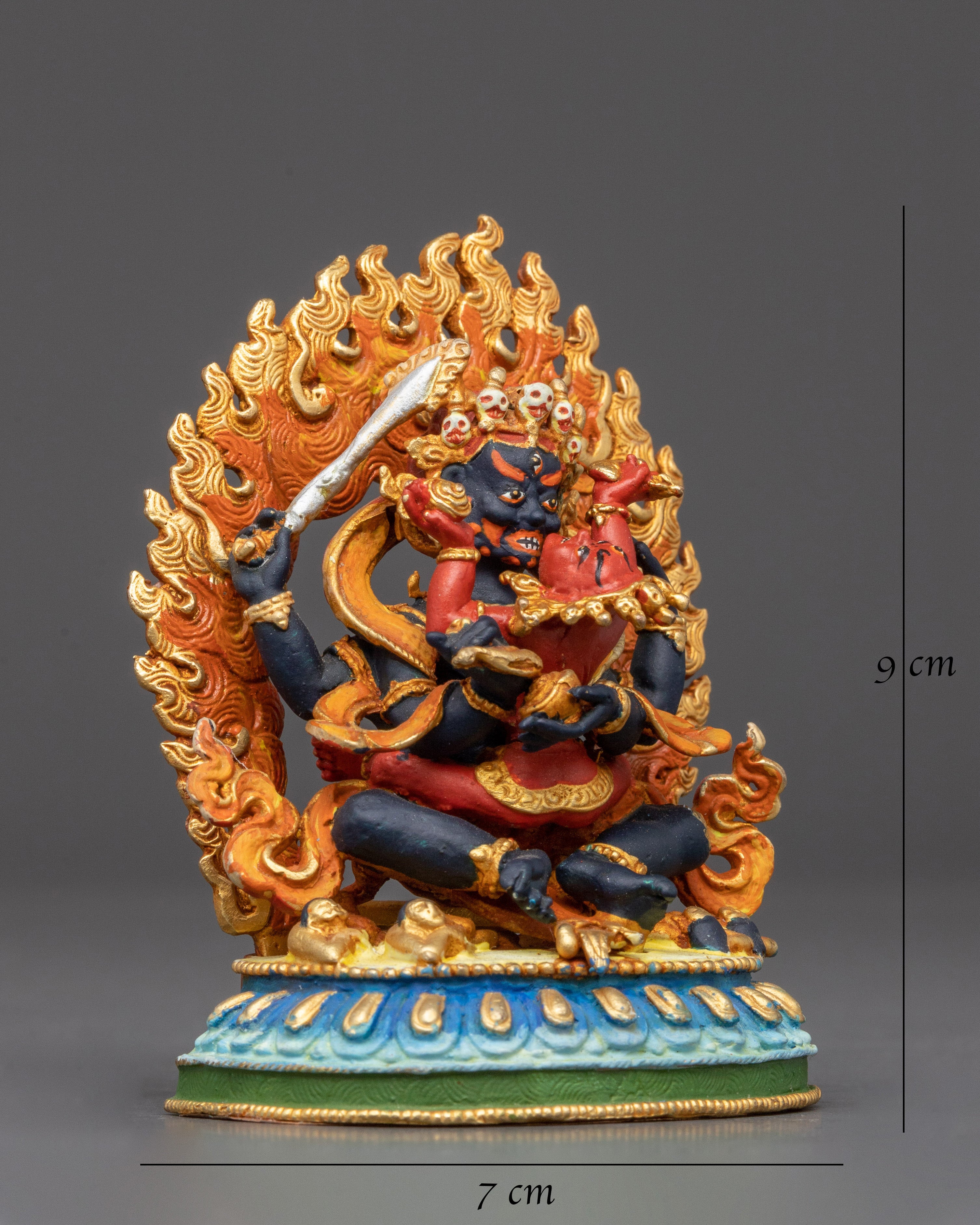 four-armed-mahakala-with-consort-statue