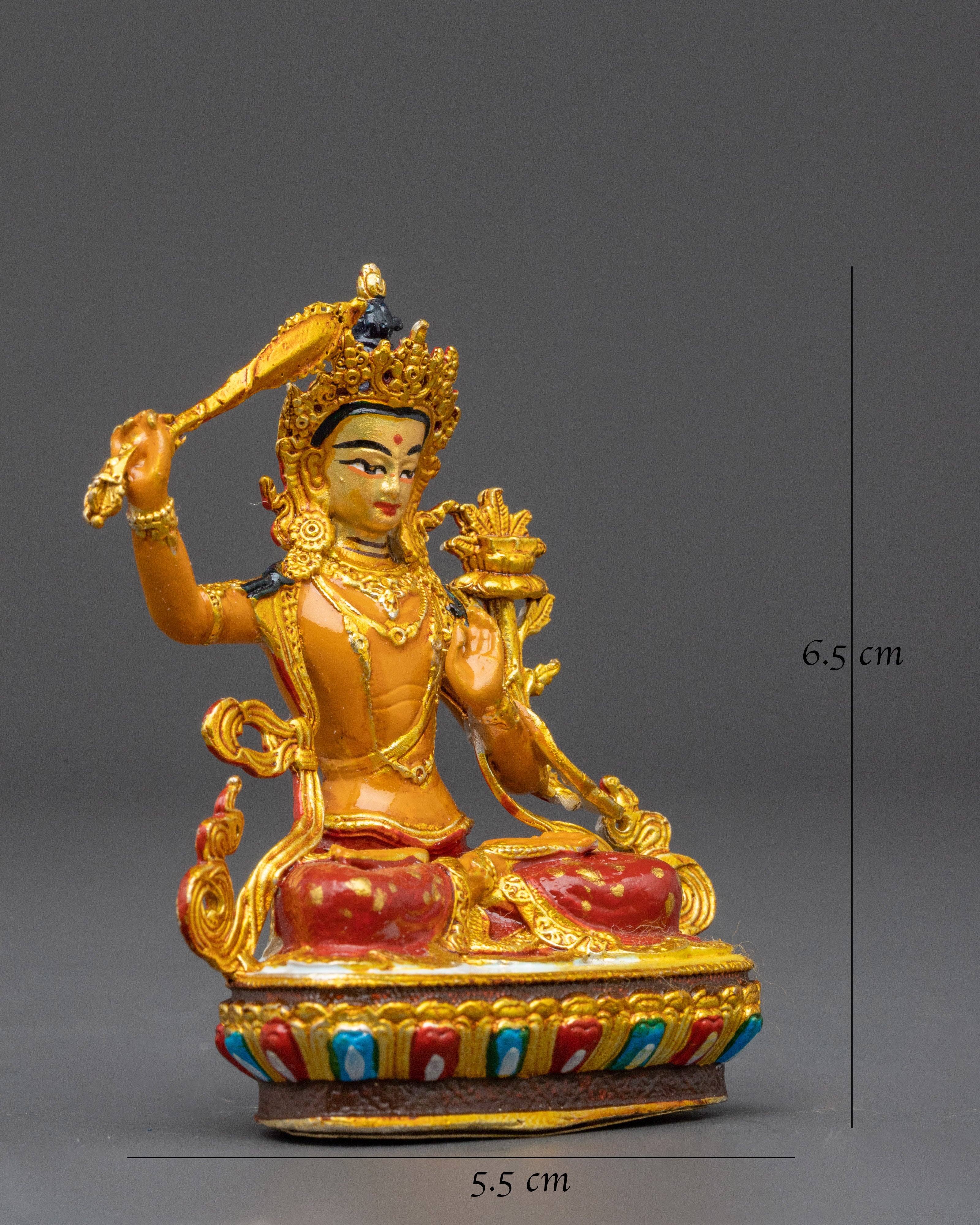 2.6" Manjushri figurine