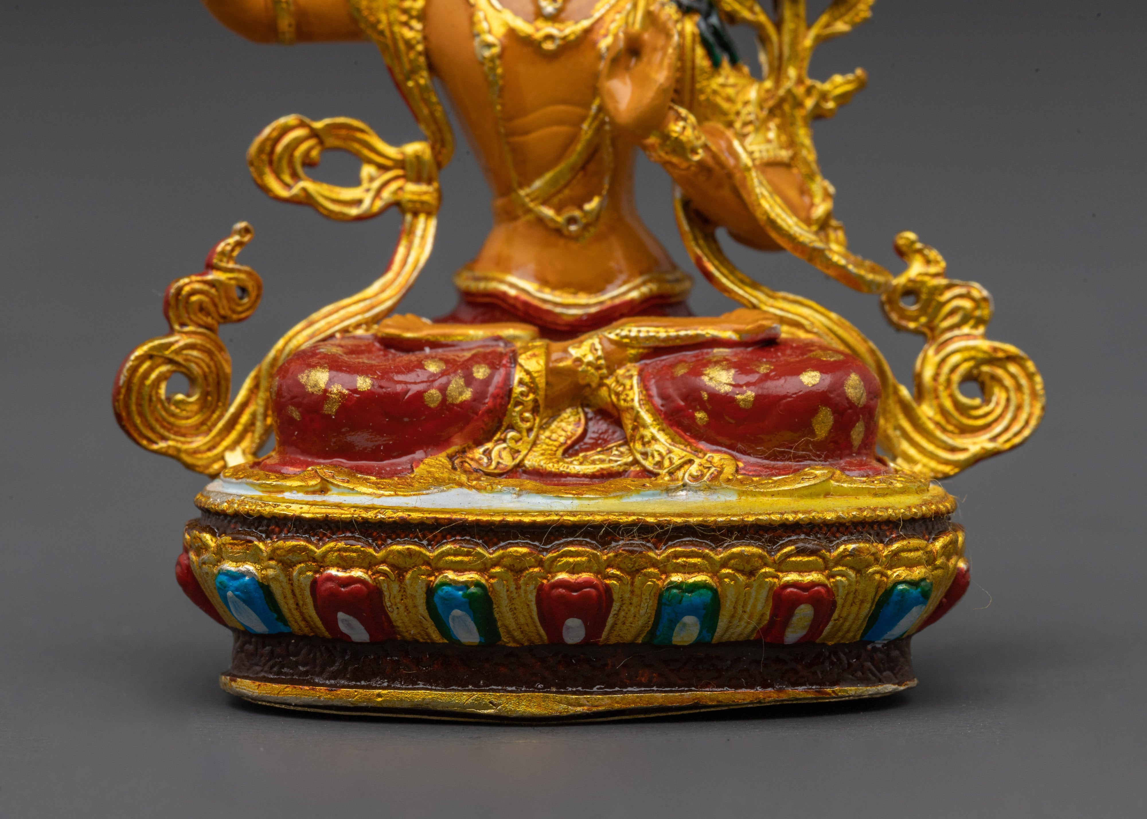 2.6" Manjushri figurine | Symbol of Wisdom and Knowledge