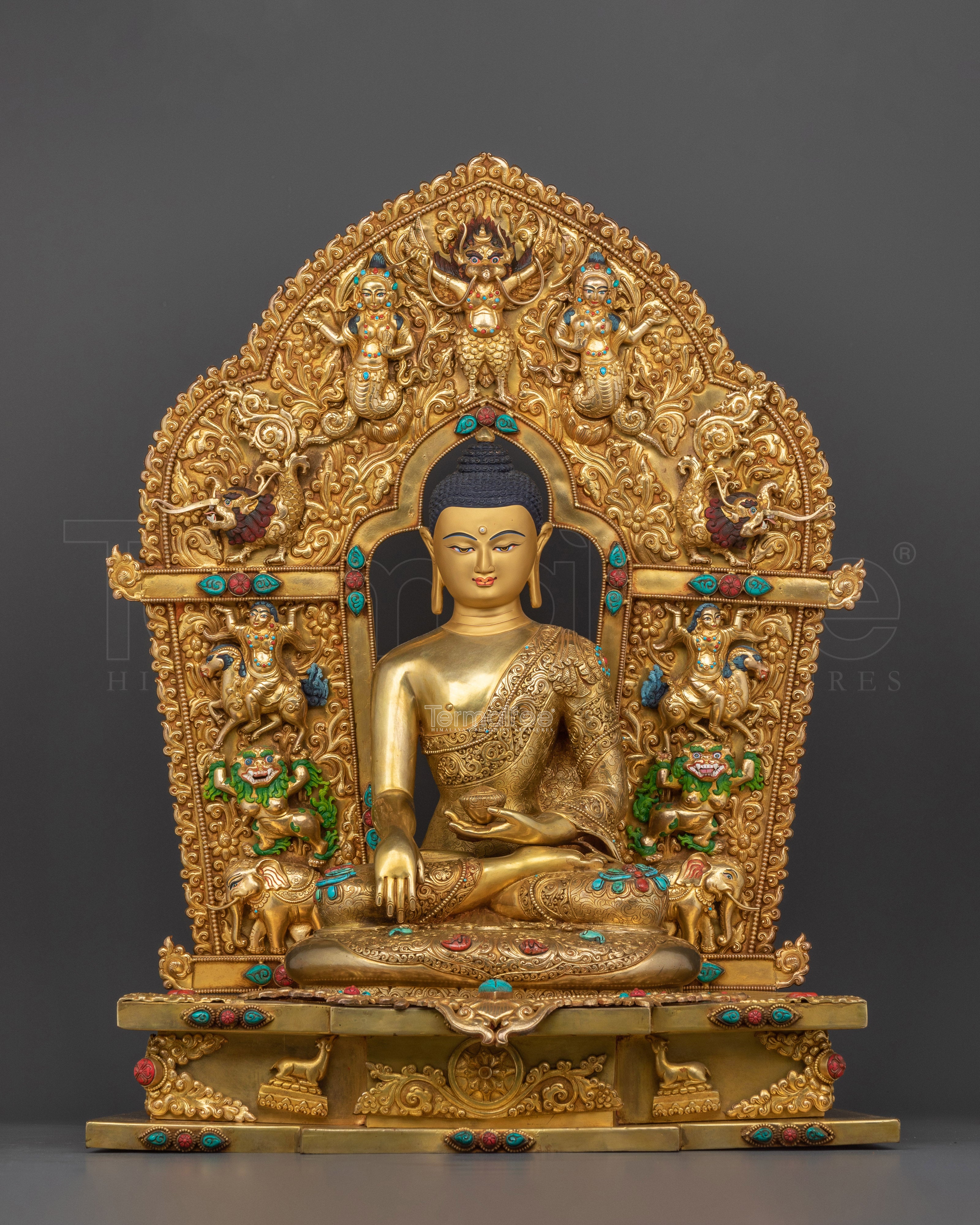 The Shakyamuni Buddha Gilt Statue | The Enlightened One
