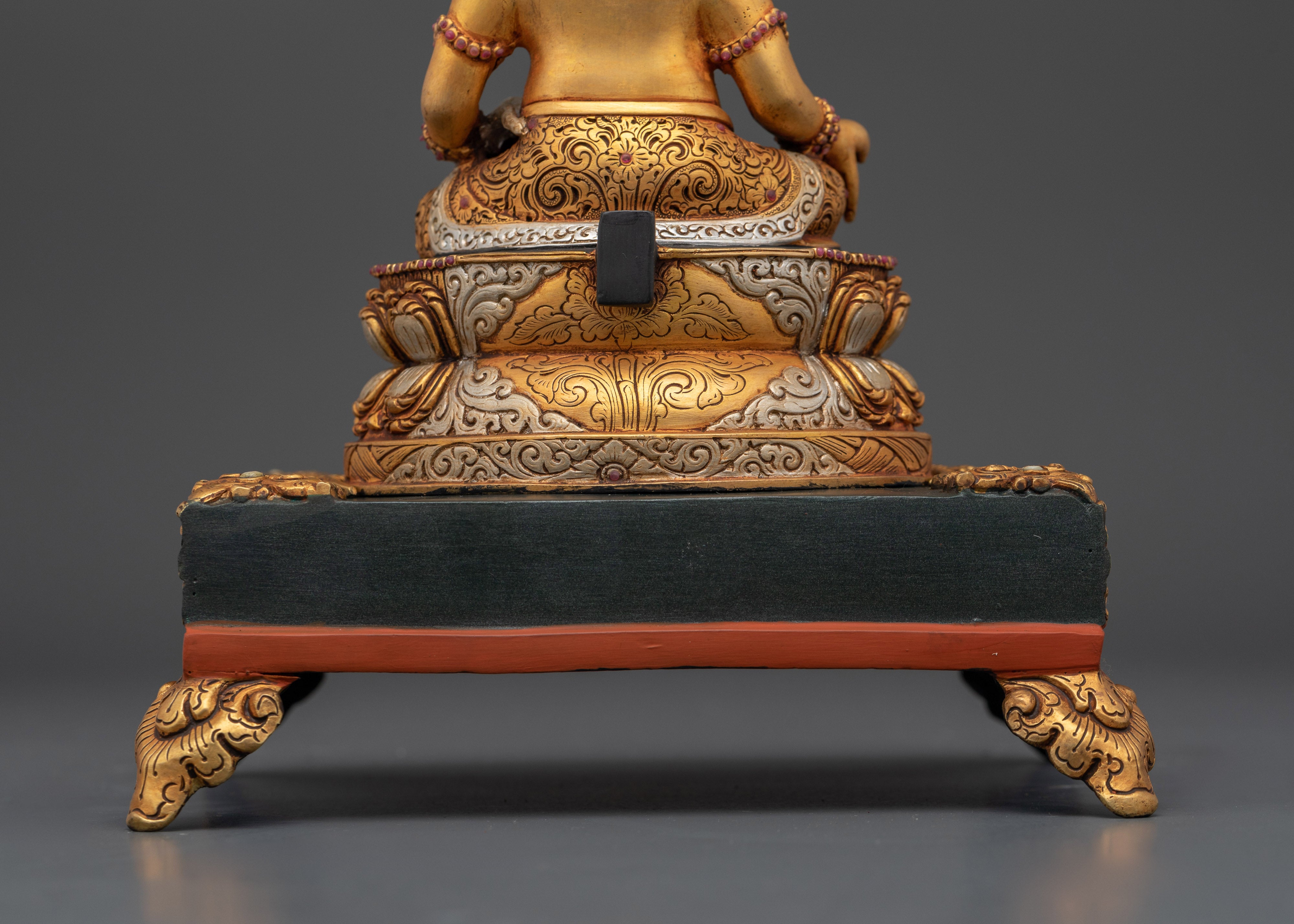 The Deity of Wealth and Prosperity | Yellow Dzambhala Exquisite Statue