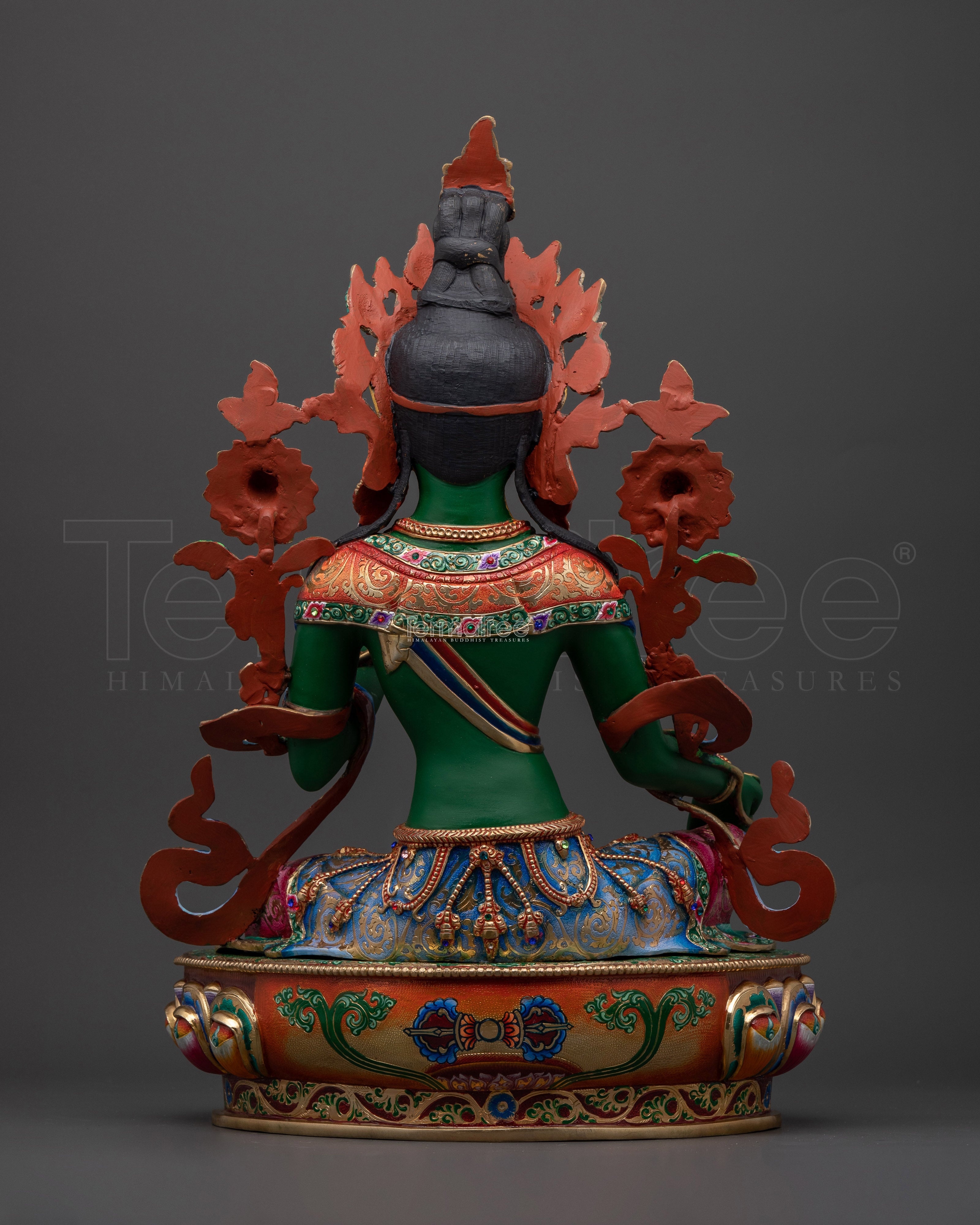 The Swift Liberator Green Tara Sculpture | The Compassionate Protector Tara