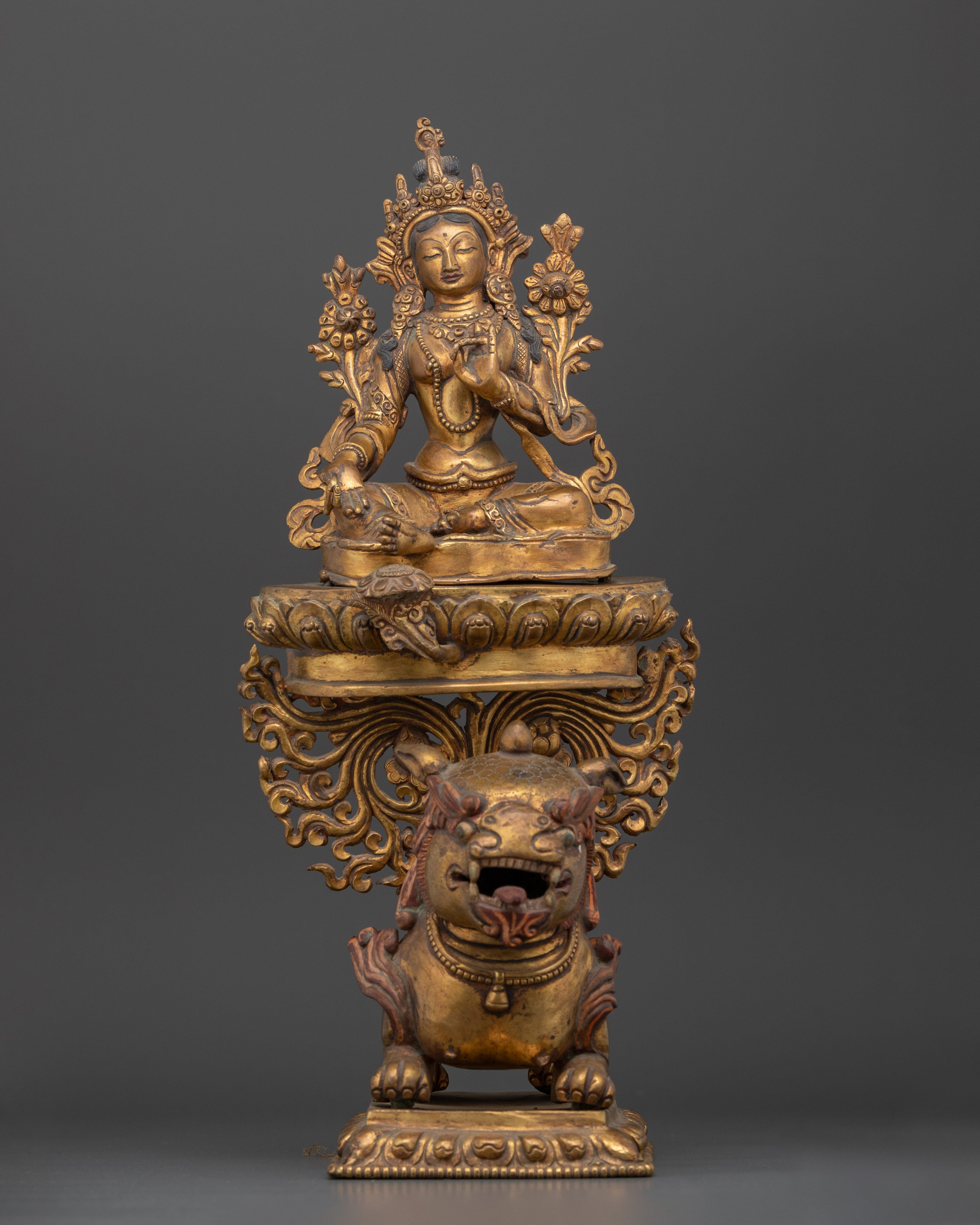 Antique Finished Green Tara | Mother of all buddhas | Dharma Crafts