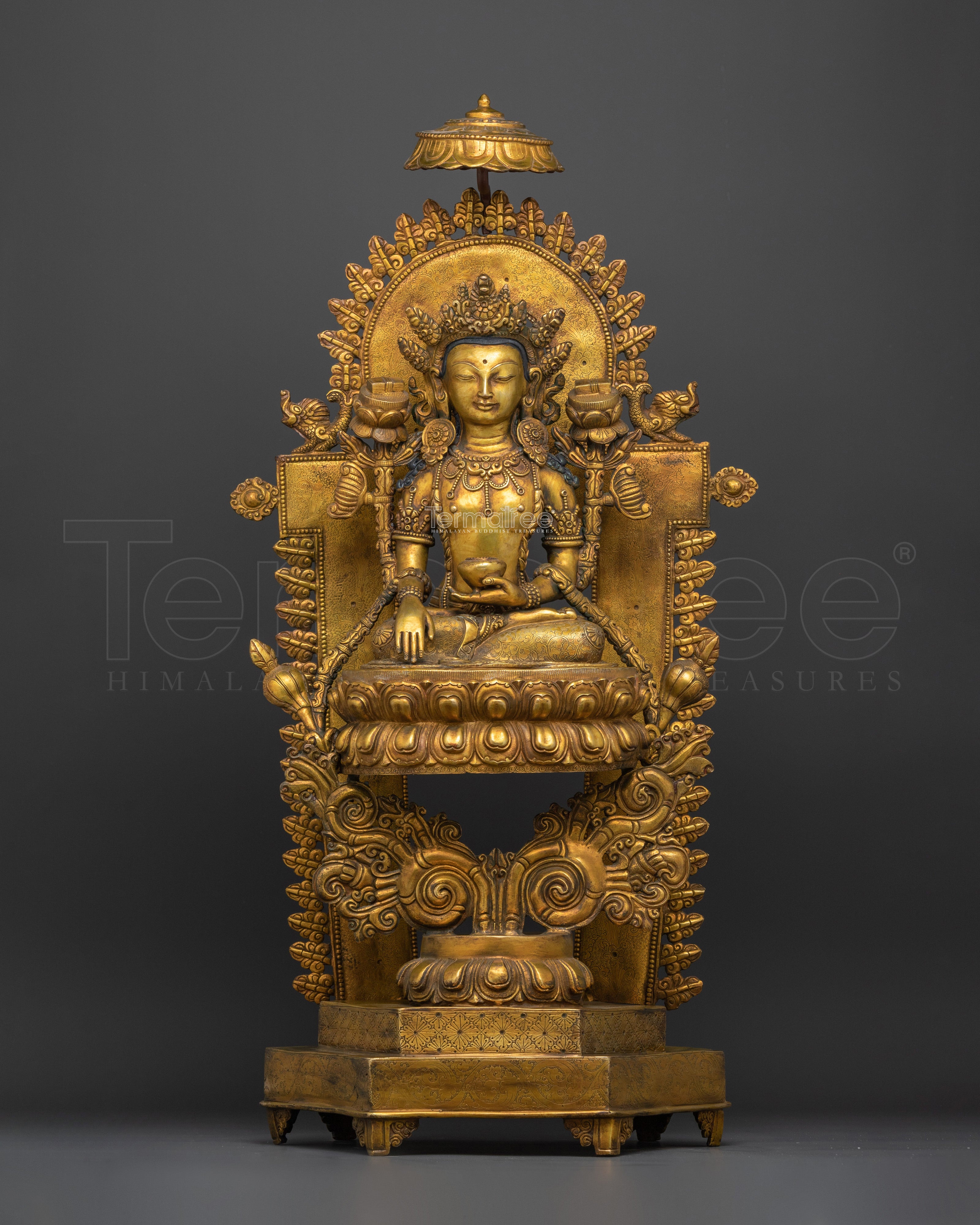 Serene Shakyamuni Buddha Statue | 29.9 Inches Enlightened Buddha