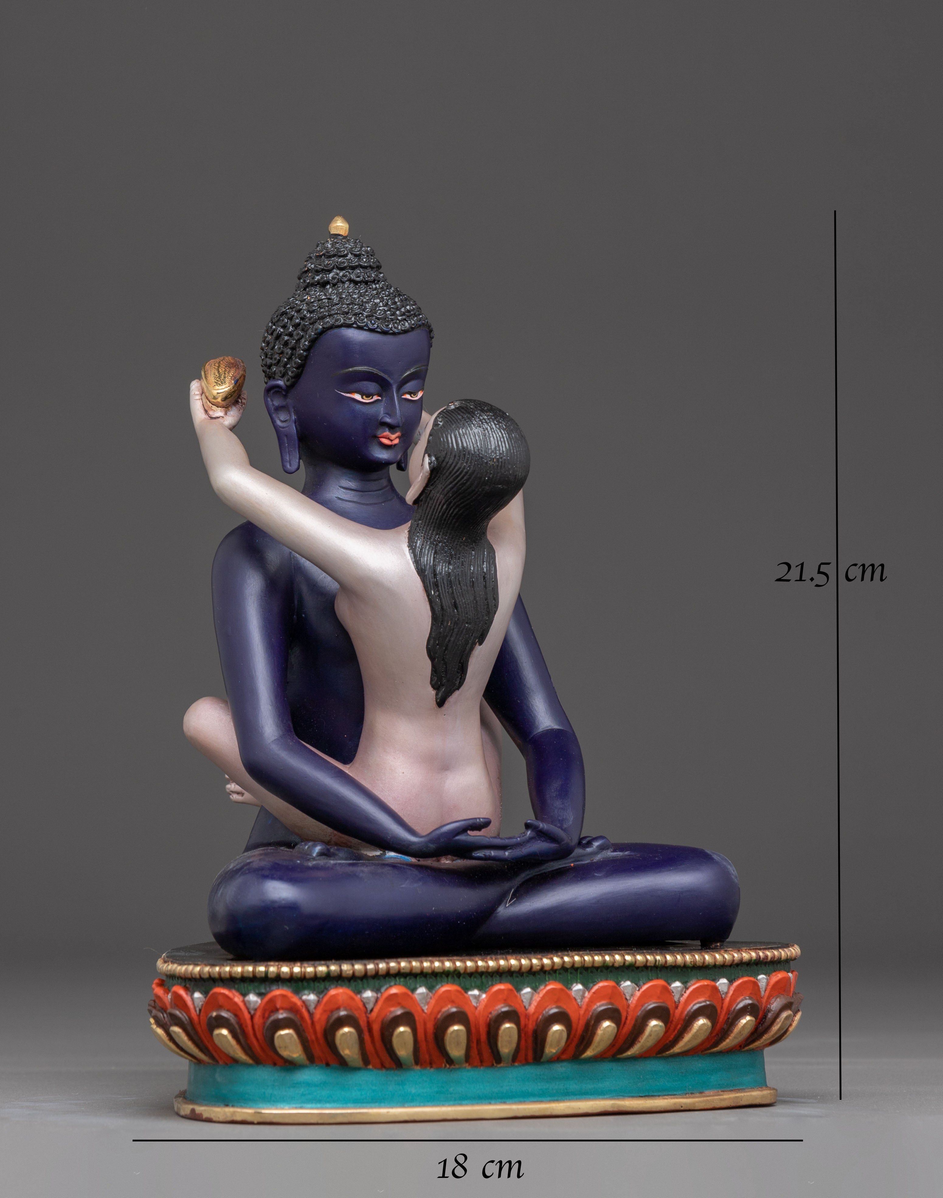 Samantabhadra with Consort Sculpture | Union of Ultimate Bliss